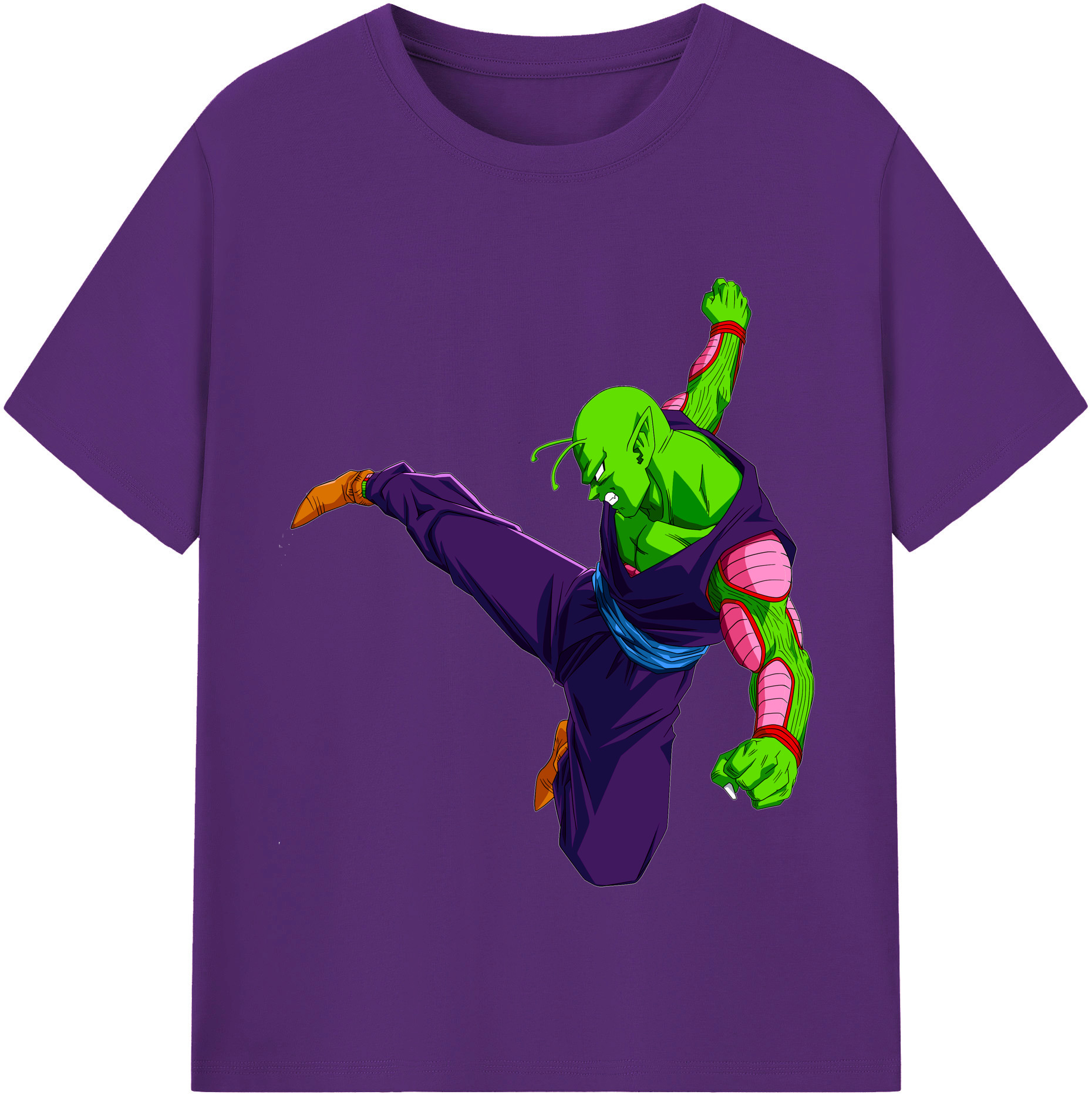 （画像用） ドラゴンボール ピッコロ DRAGON BALL Piccolo 綿100％半袖Tシャツ（フロントプリント）