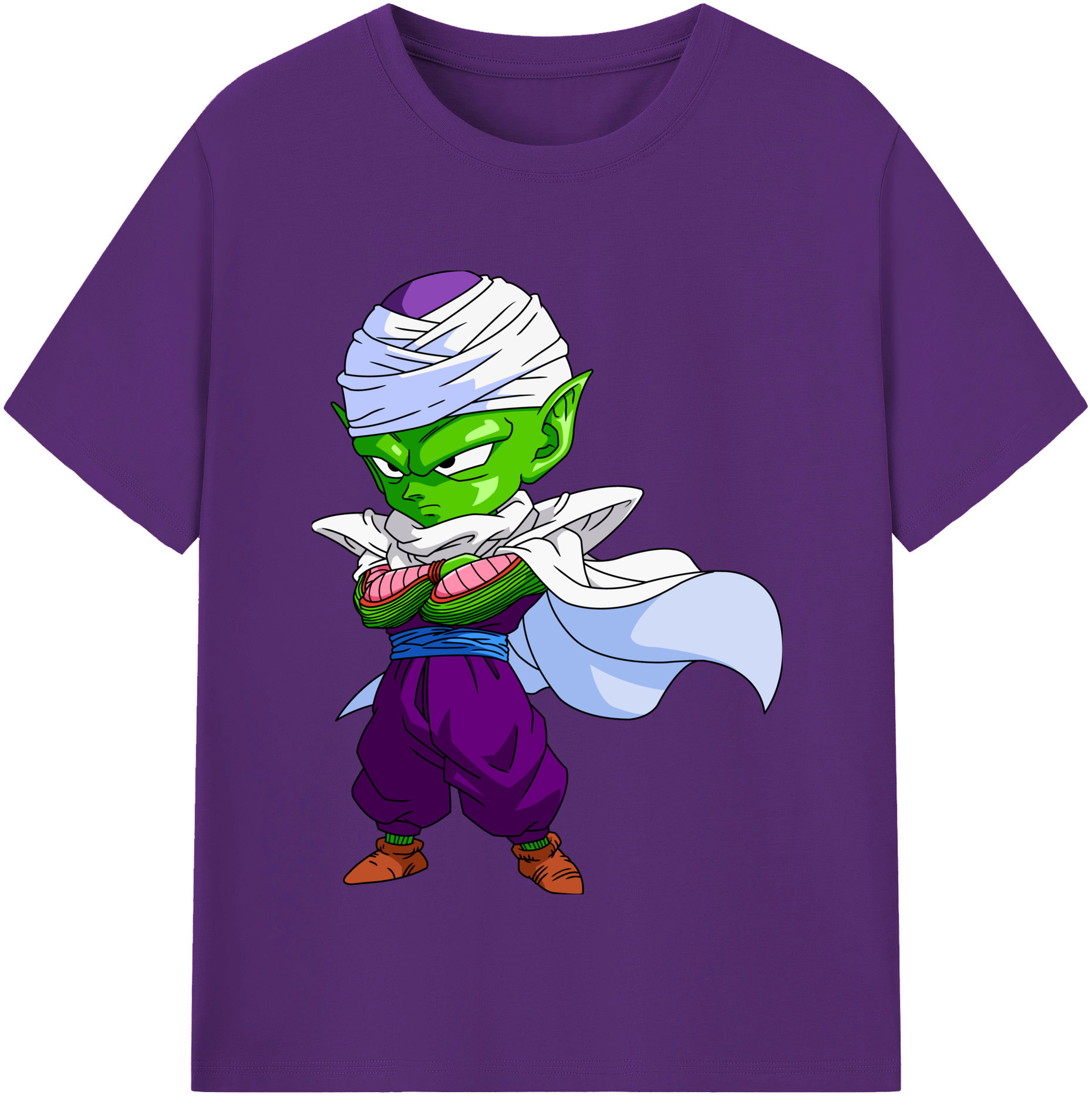 （画像用） ドラゴンボール ピッコロ DRAGON BALL Piccolo 綿100％半袖Tシャツ（フロントプリント）