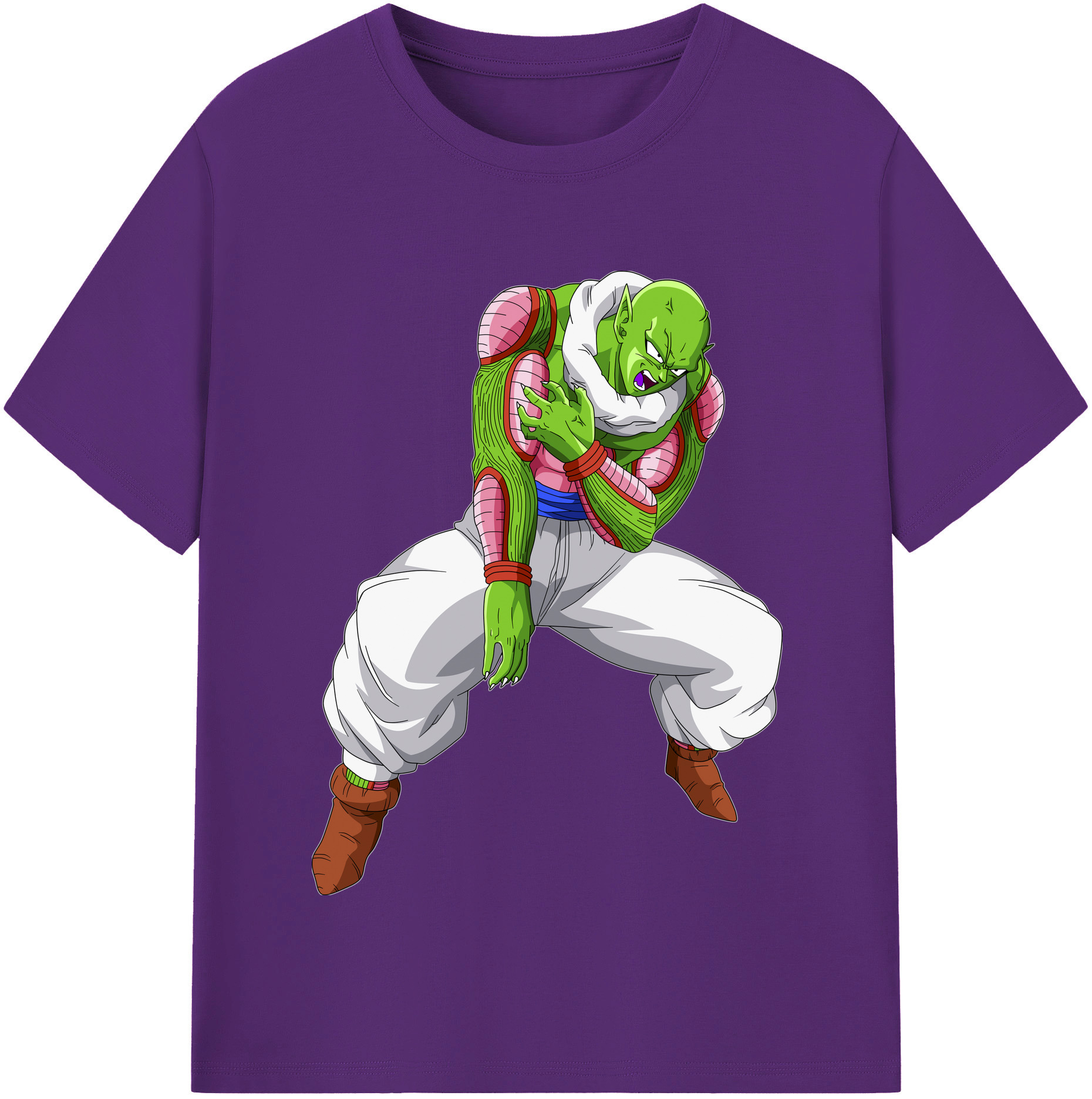 （画像用） ドラゴンボール ピッコロ DRAGON BALL Piccolo 綿100％半袖Tシャツ（フロントプリント）