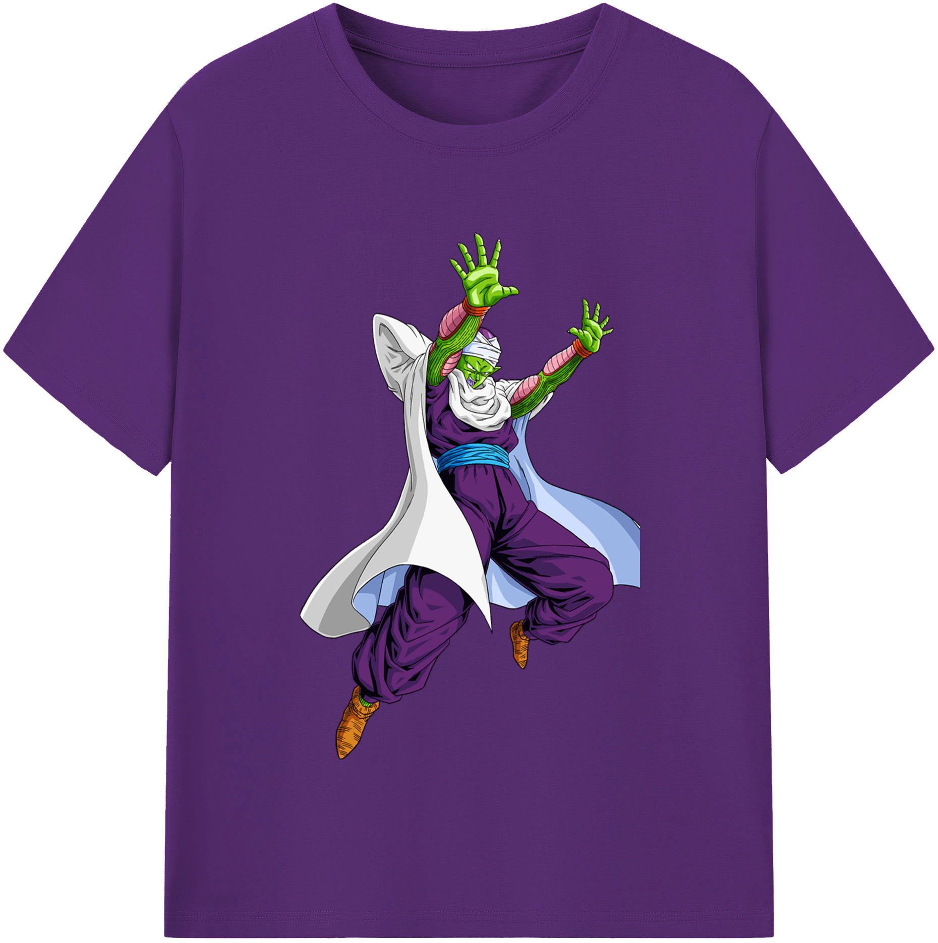 （画像用） ドラゴンボール ピッコロ DRAGON BALL Piccolo 綿100％半袖Tシャツ（フロントプリント）