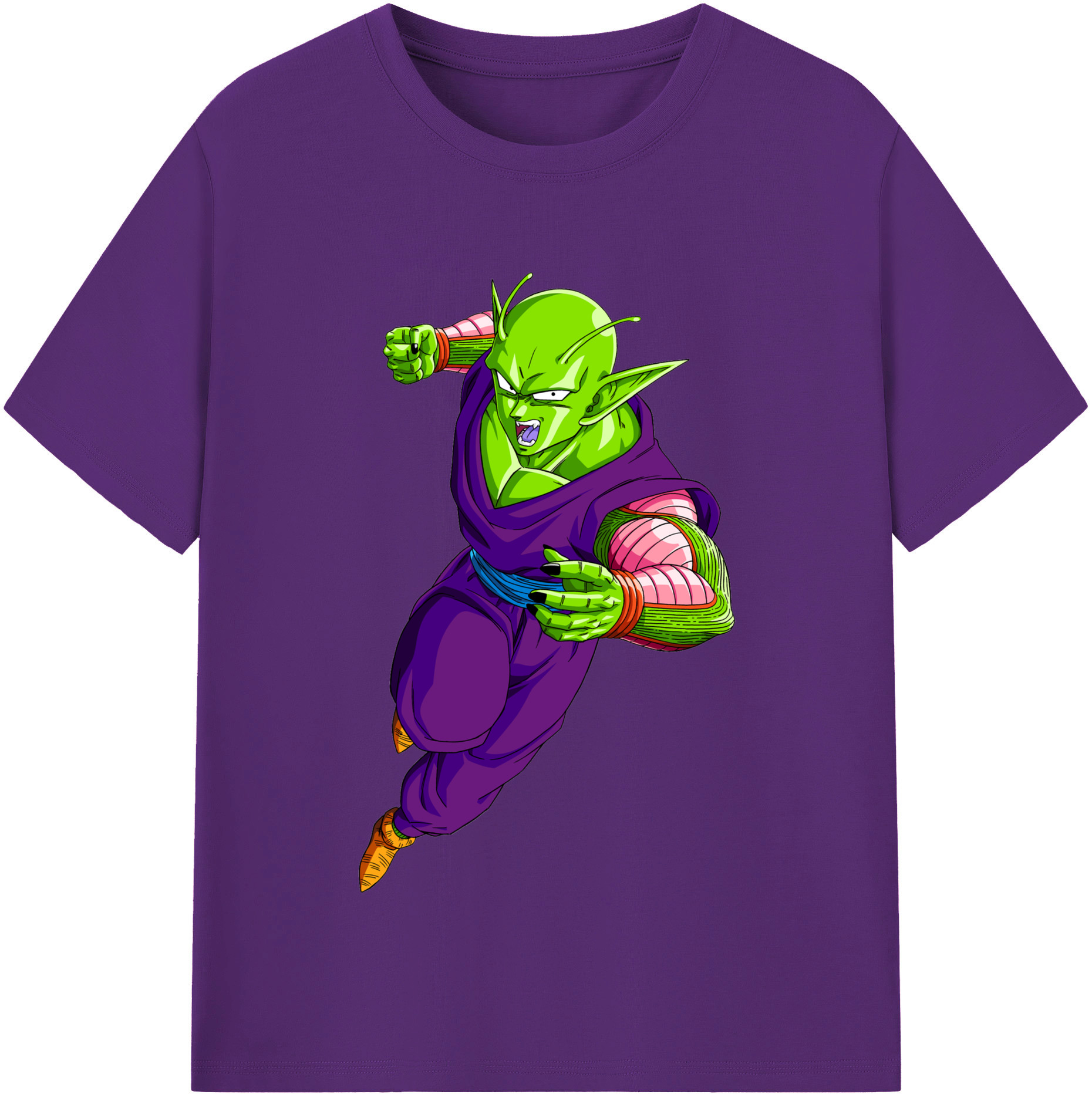 （画像用） ドラゴンボール ピッコロ DRAGON BALL Piccolo 綿100％半袖Tシャツ（フロントプリント）