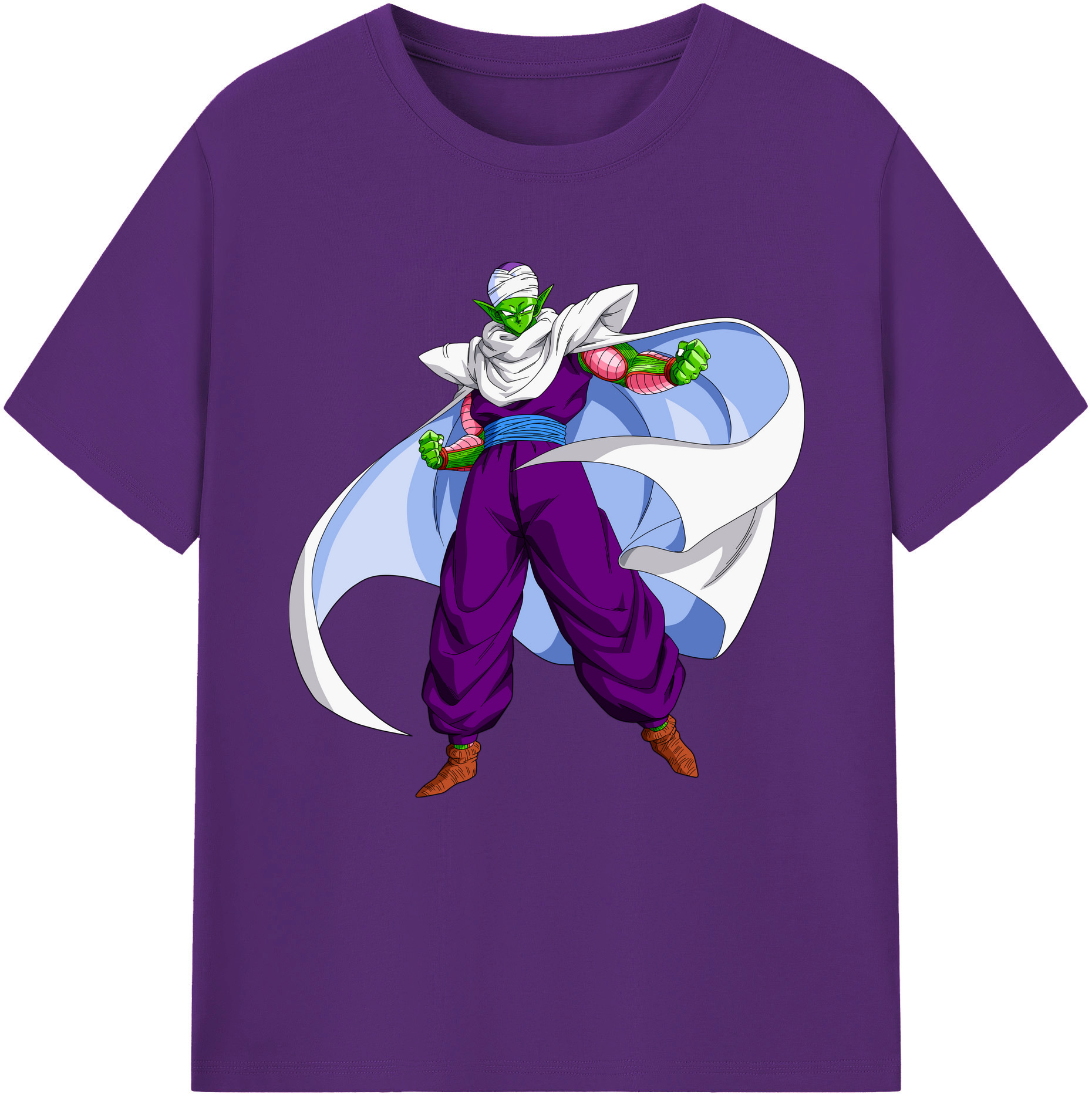 （画像用） ドラゴンボール ピッコロ DRAGON BALL Piccolo 綿100％半袖Tシャツ（フロントプリント）
