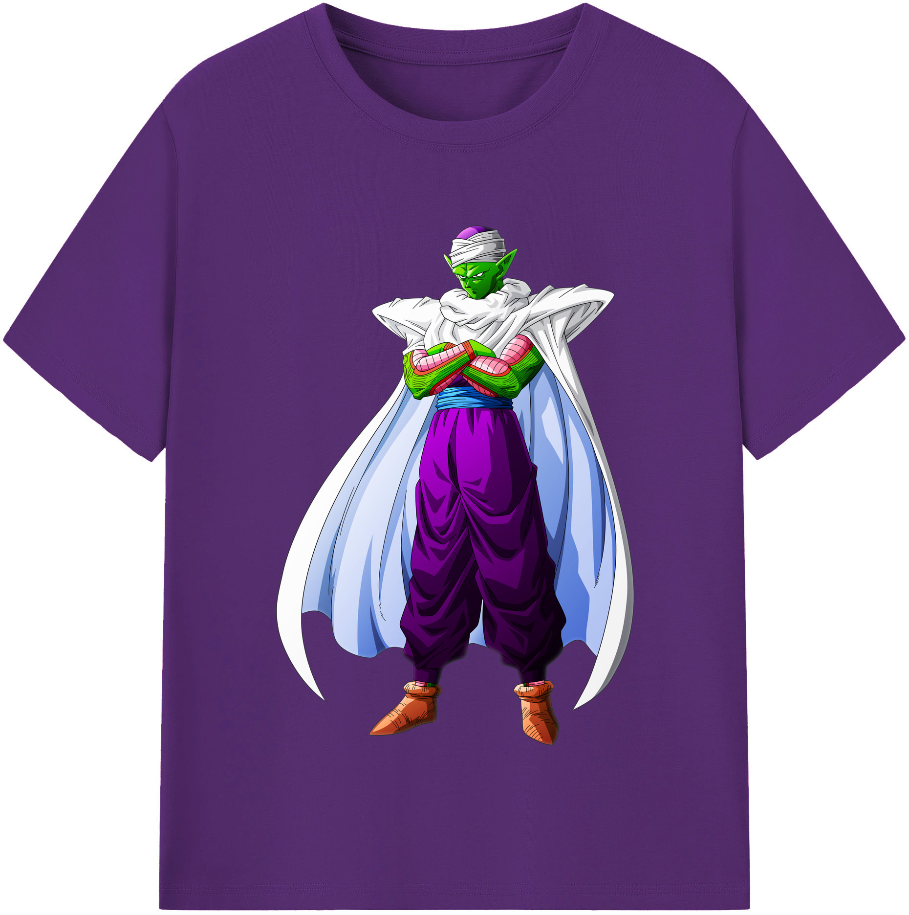 （画像用） ドラゴンボール ピッコロ DRAGON BALL Piccolo 綿100％半袖Tシャツ（フロントプリント）
