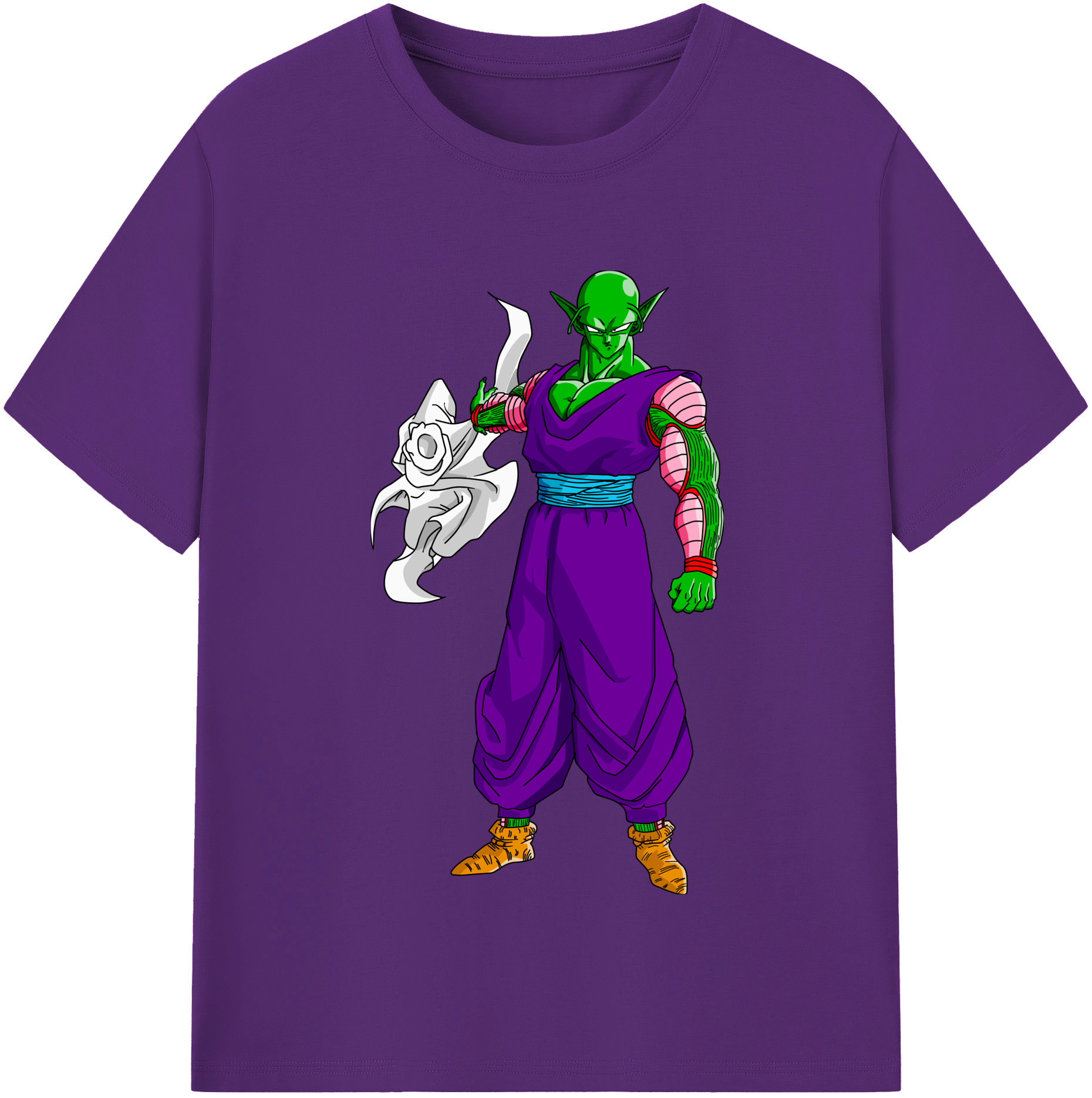 （画像用） ドラゴンボール ピッコロ DRAGON BALL Piccolo 綿100％半袖Tシャツ（フロントプリント）