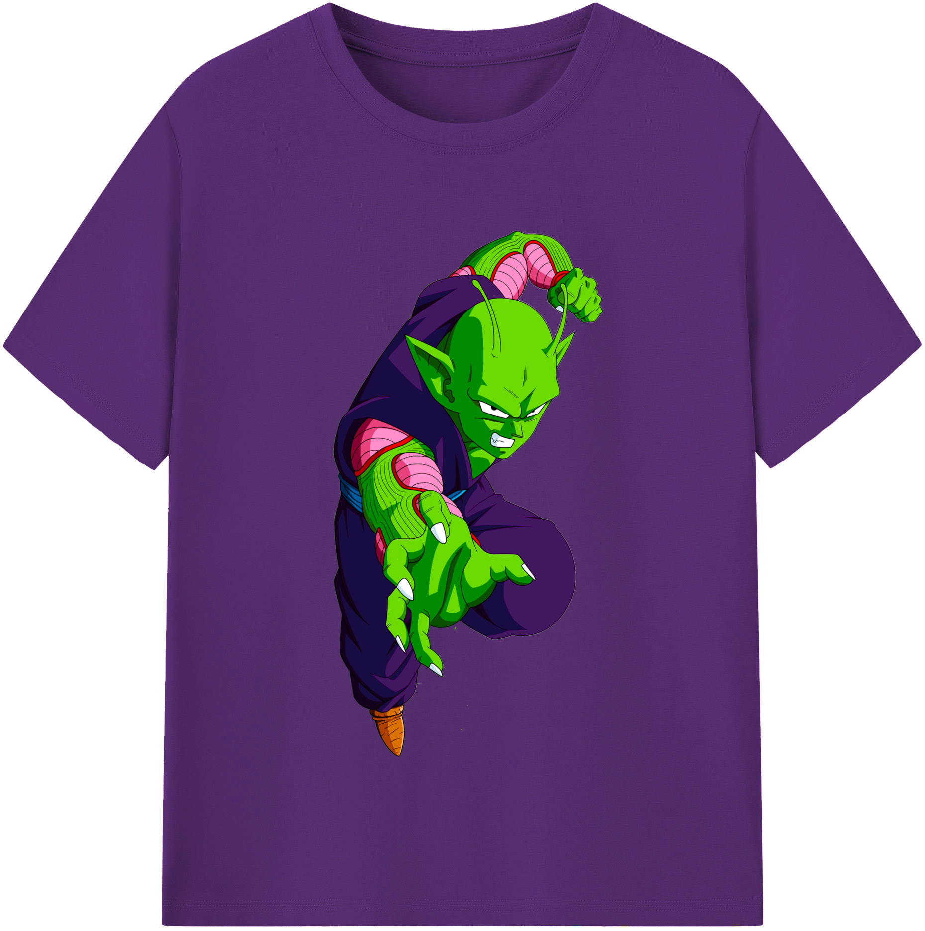 （画像用） ドラゴンボール ピッコロ DRAGON BALL Piccolo 綿100％半袖Tシャツ（フロントプリント）