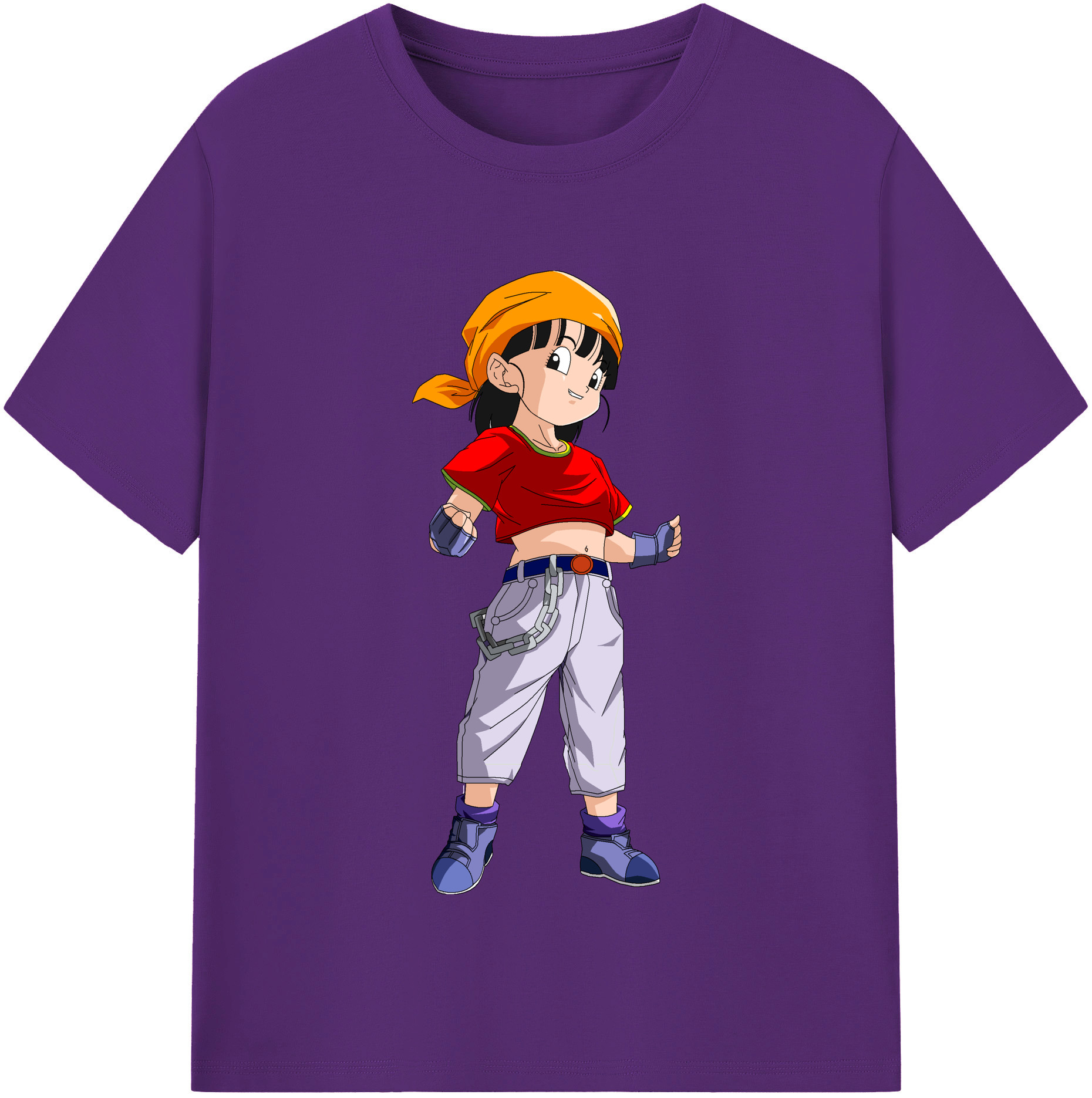 （画像用） ドラゴンボール パン DRAGON BALL Pan 綿100％半袖Tシャツ（フロントプリント）