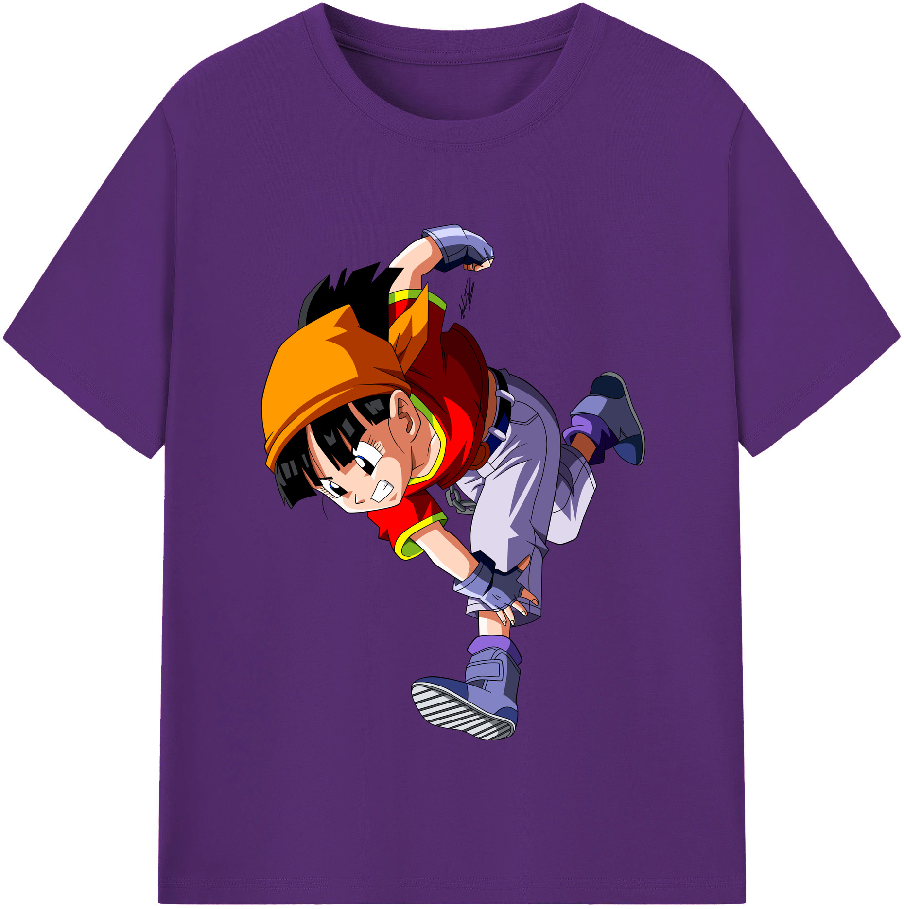 （画像用） ドラゴンボール パン DRAGON BALL Pan 綿100％半袖Tシャツ（フロントプリント）