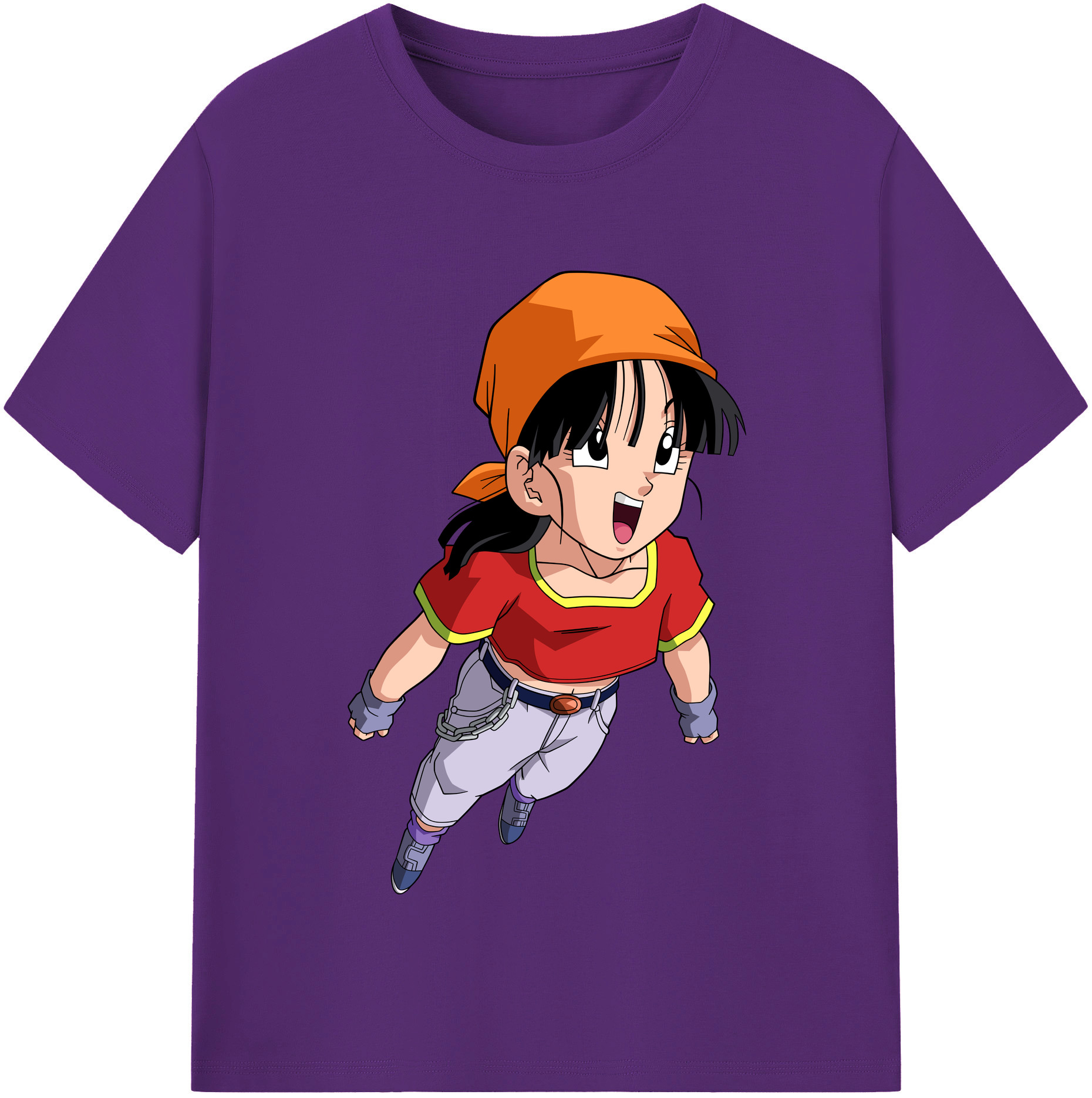（画像用） ドラゴンボール パン DRAGON BALL Pan 綿100％半袖Tシャツ（フロントプリント）