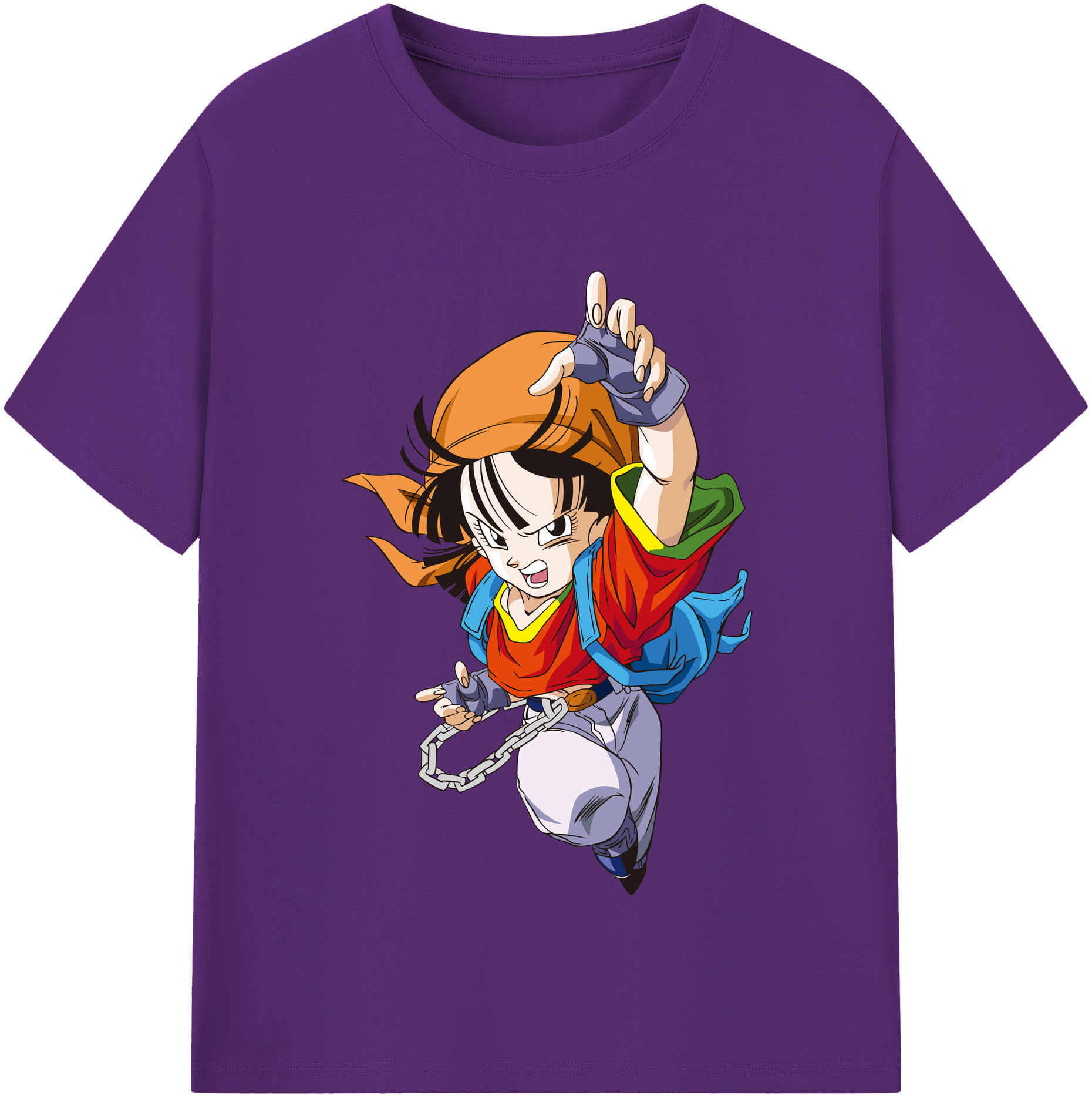 （画像用） ドラゴンボール パン DRAGON BALL Pan 綿100％半袖Tシャツ（フロントプリント）