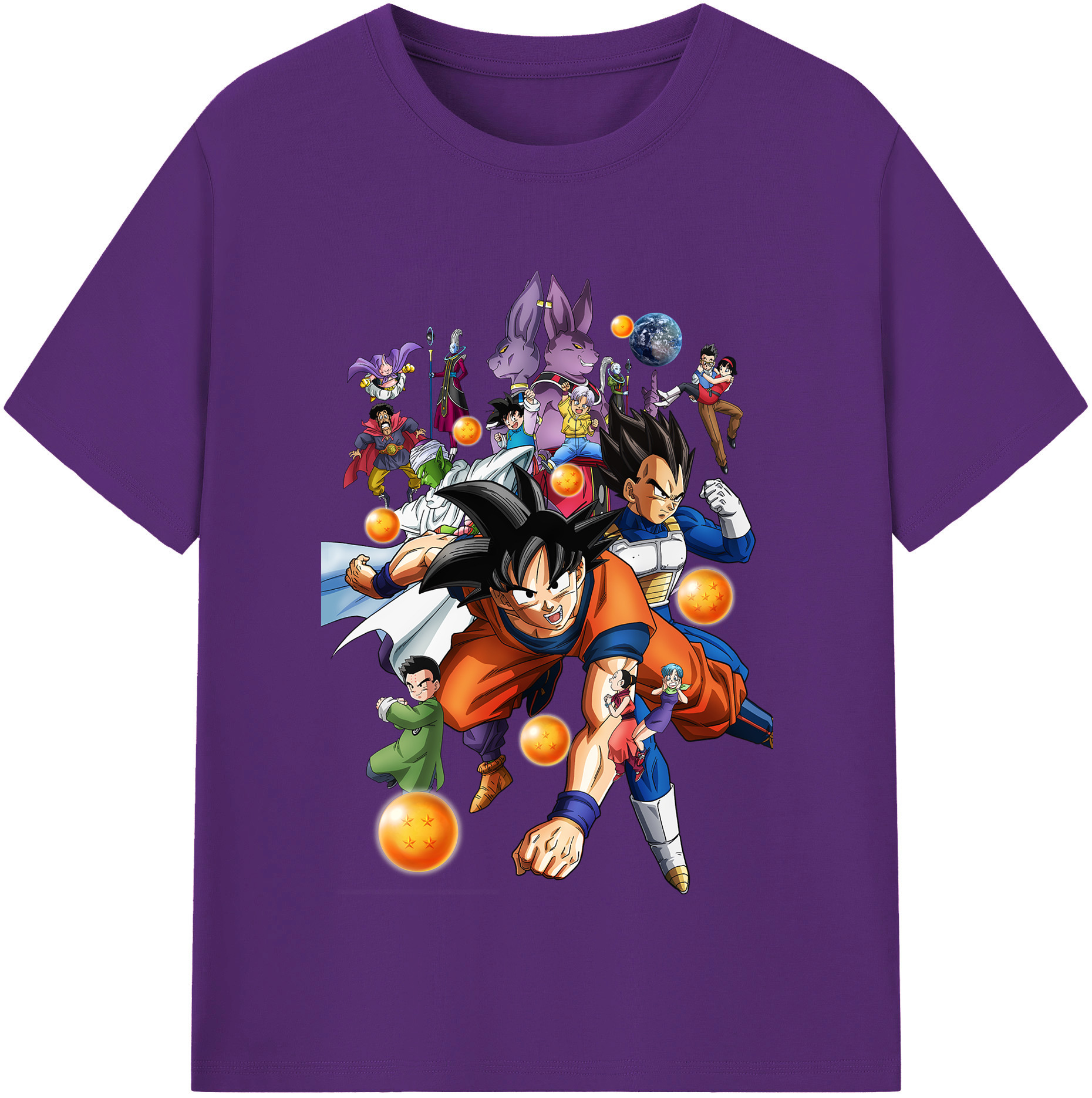 （画像用） ドラゴンボール DRAGON BALL 綿100％半袖Tシャツ（フロントプリント）