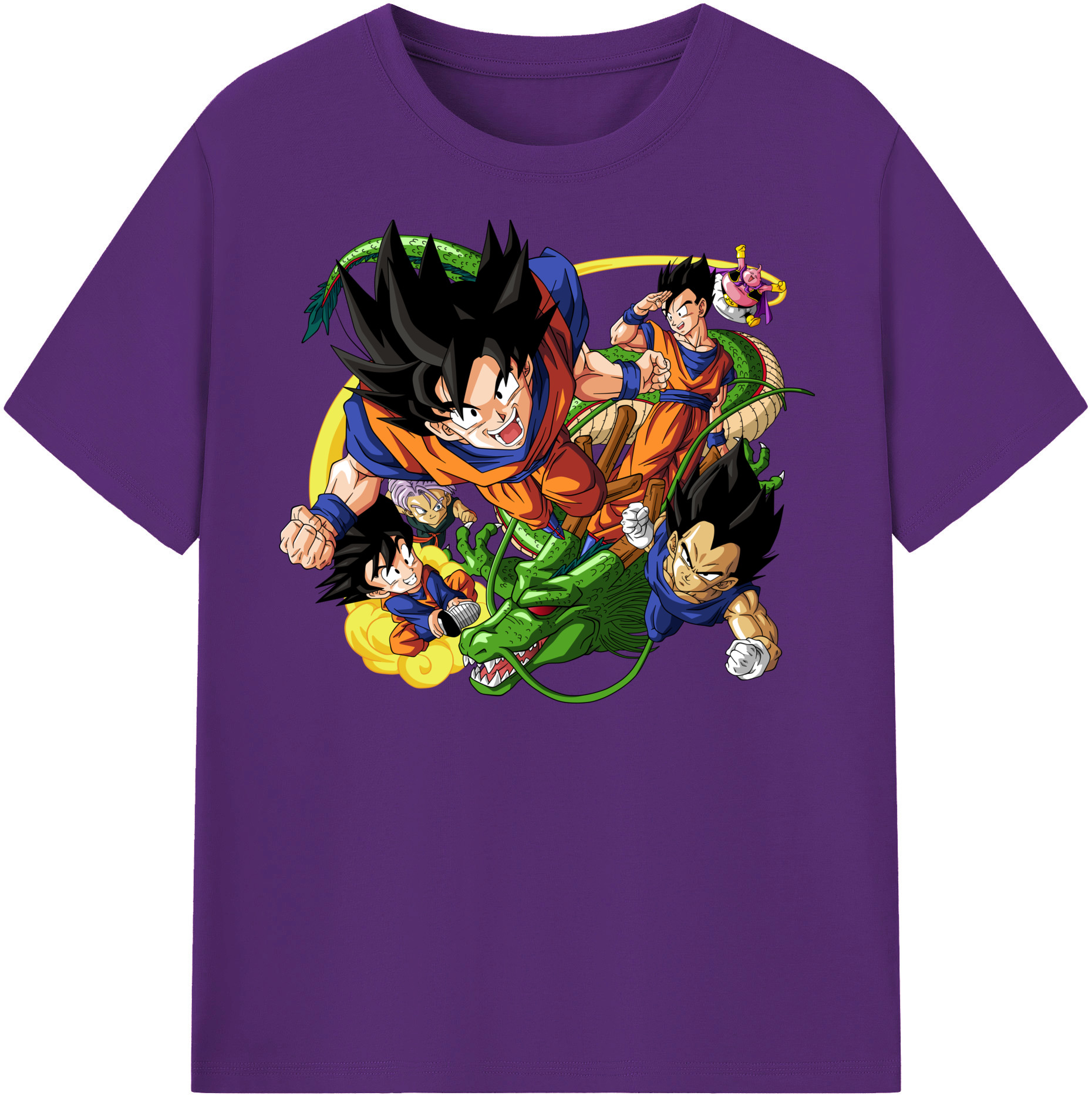 （画像用） ドラゴンボール DRAGON BALL 綿100％半袖Tシャツ（フロントプリント）