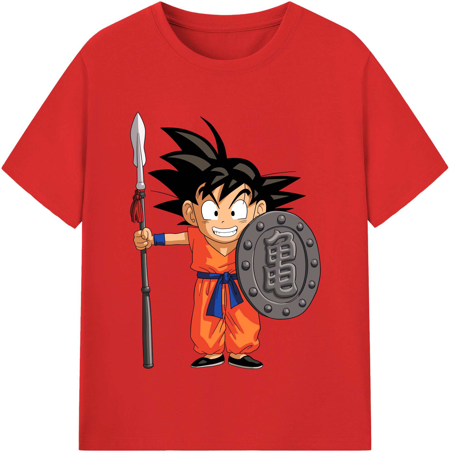 （画像用） ドラゴンボール 孫悟空（そん ごくう）Son Goku カカロット DRAGON BALL Kakarotto 綿100％半袖Tシャツ（フロントプリント）