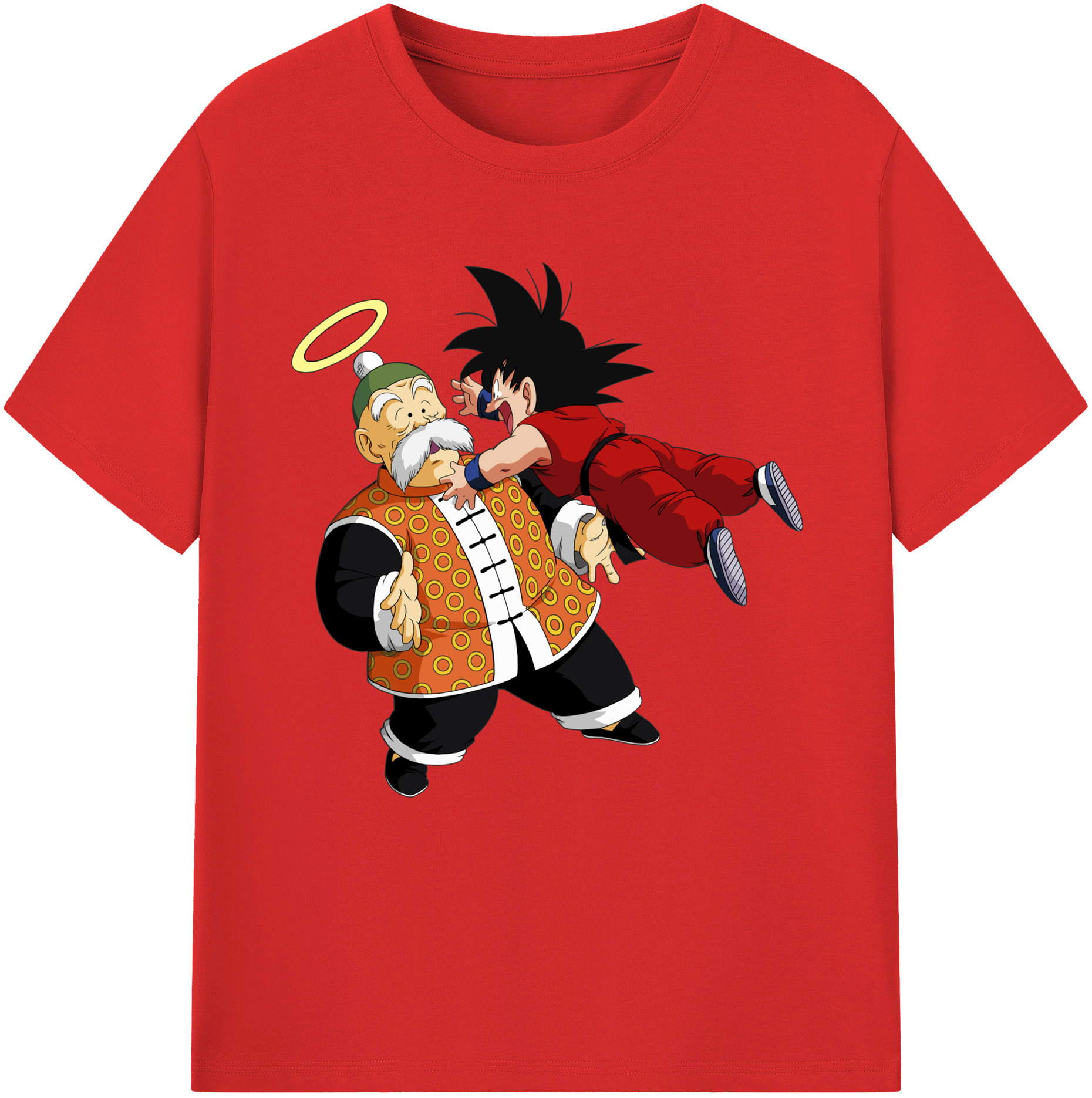（画像用） ドラゴンボール 孫悟空（そん ごくう）Son Goku カカロット DRAGON BALL Kakarotto 綿100％半袖Tシャツ（フロントプリント）