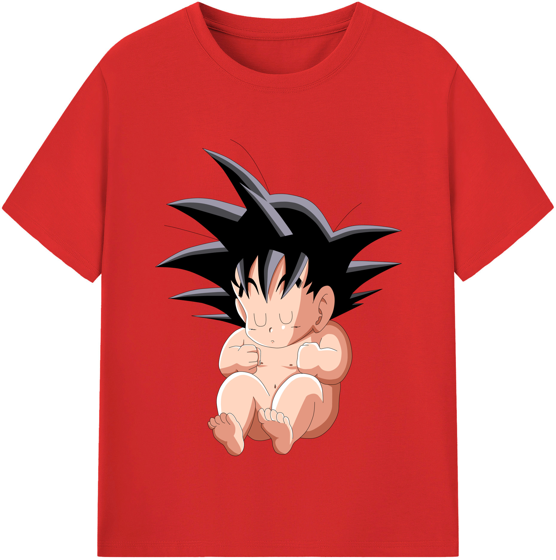 （画像用） ドラゴンボール 孫悟空（そん ごくう）Son Goku カカロット DRAGON BALL Kakarotto 綿100％半袖Tシャツ（フロントプリント）