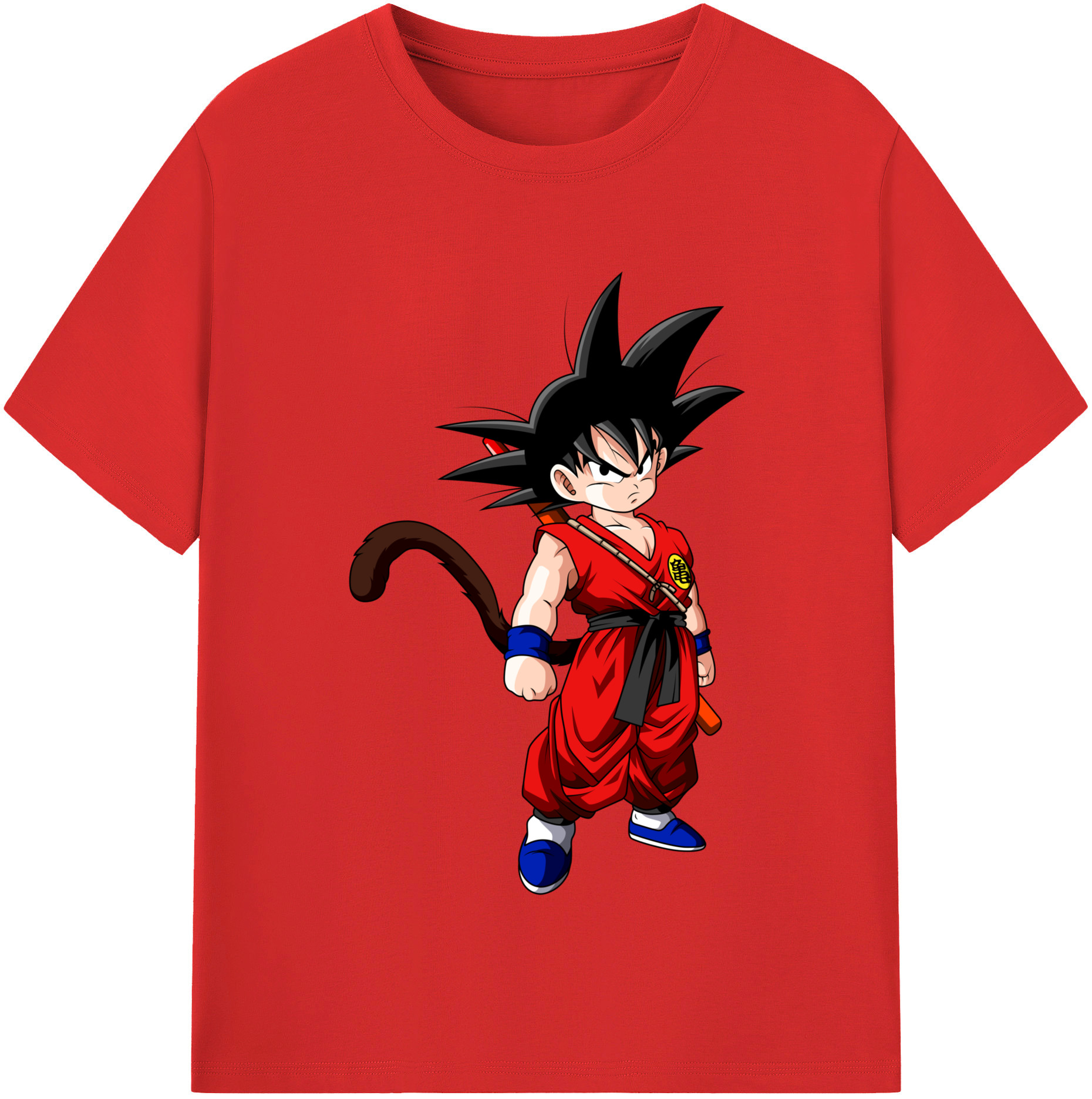 （画像用） ドラゴンボール 孫悟空（そん ごくう）Son Goku カカロット DRAGON BALL Kakarotto 綿100％半袖Tシャツ（フロントプリント）