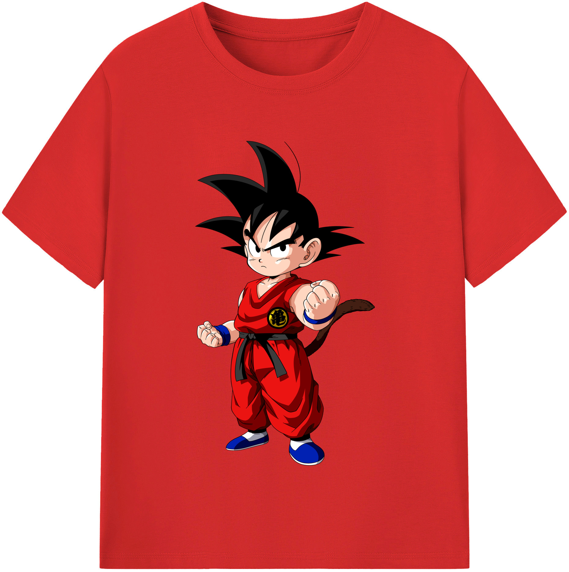 （画像用） ドラゴンボール 孫悟空（そん ごくう）Son Goku カカロット DRAGON BALL Kakarotto 綿100％半袖Tシャツ（フロントプリント）