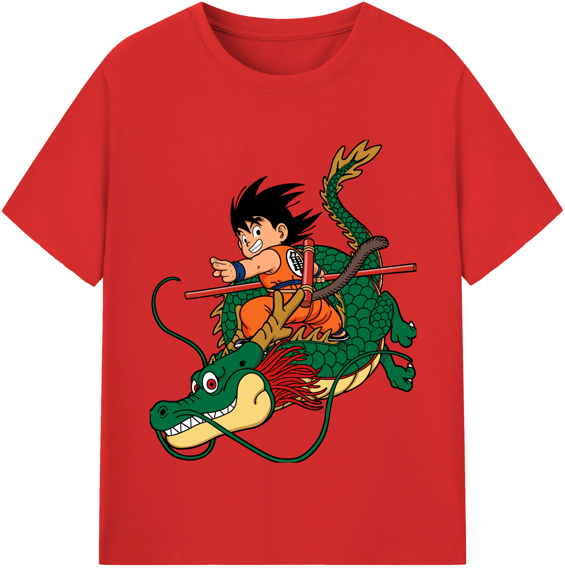 （画像用） ドラゴンボール 孫悟空（そん ごくう）Son Goku カカロット DRAGON BALL Kakarotto 綿100％半袖Tシャツ（フロントプリント）