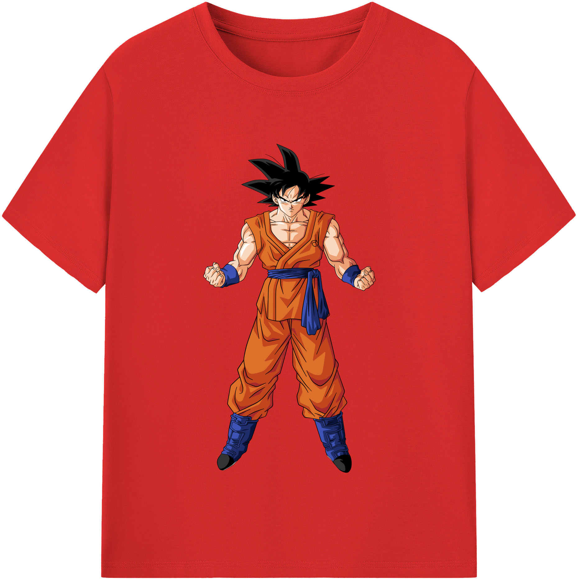（画像用） ドラゴンボール 孫悟空（そん ごくう）Son Goku カカロット DRAGON BALL Kakarotto 綿100％半袖Tシャツ（フロントプリント）