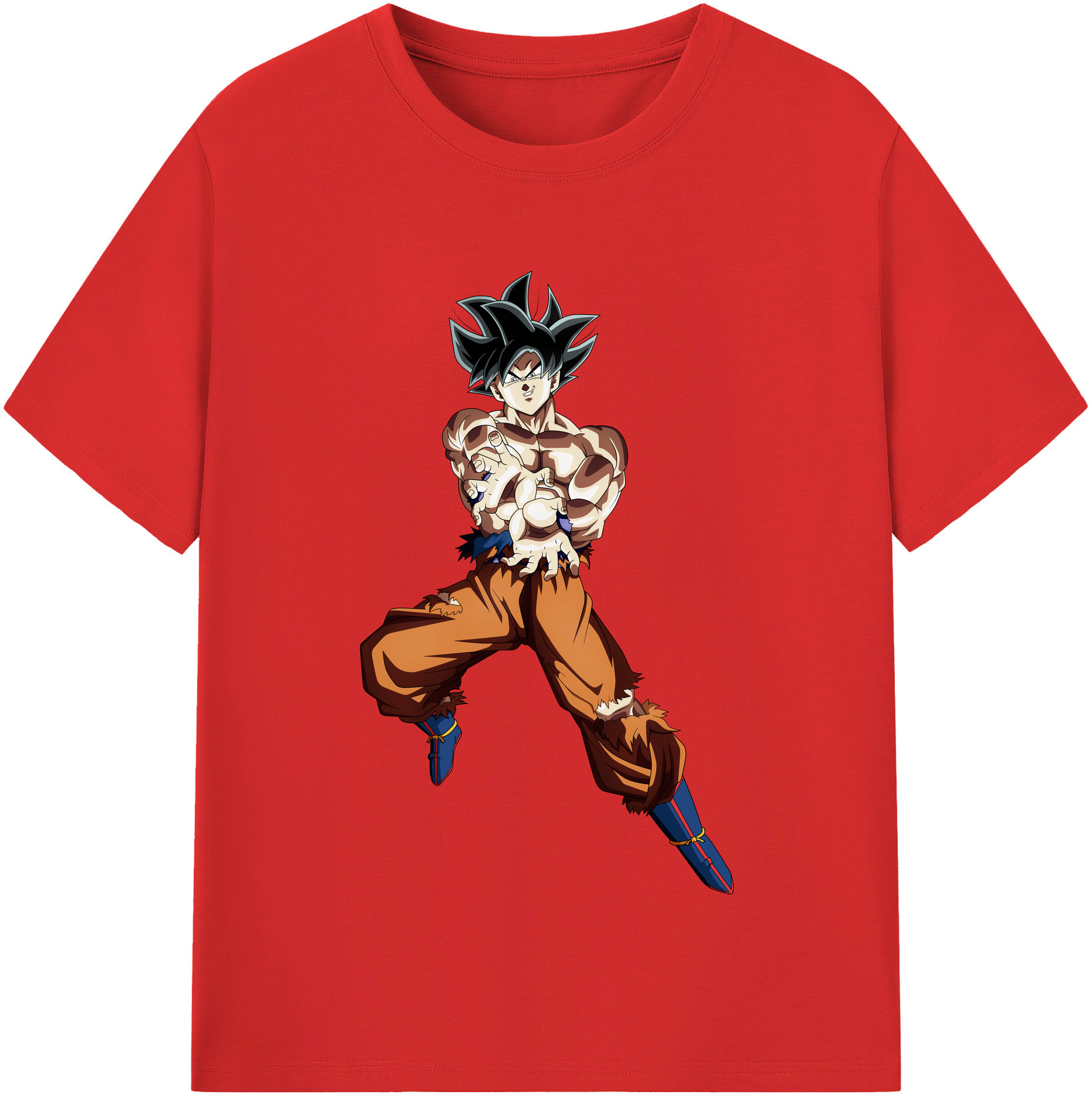 （画像用） ドラゴンボール 孫悟空（そん ごくう）Son Goku カカロット DRAGON BALL Kakarotto 綿100％半袖Tシャツ（フロントプリント）