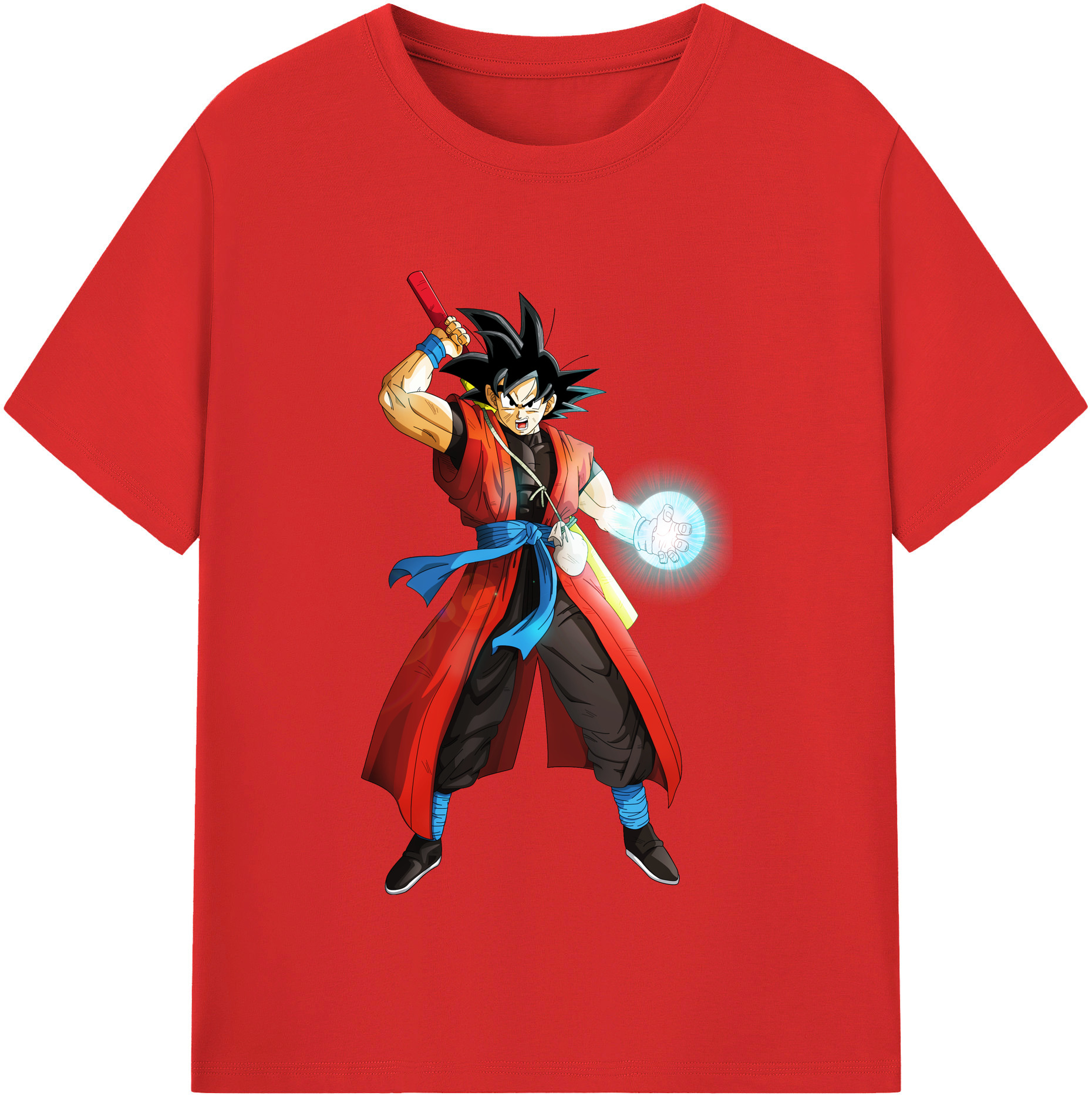 （画像用） ドラゴンボール 孫悟空（そん ごくう）Son Goku カカロット DRAGON BALL Kakarotto 綿100％半袖Tシャツ（フロントプリント）