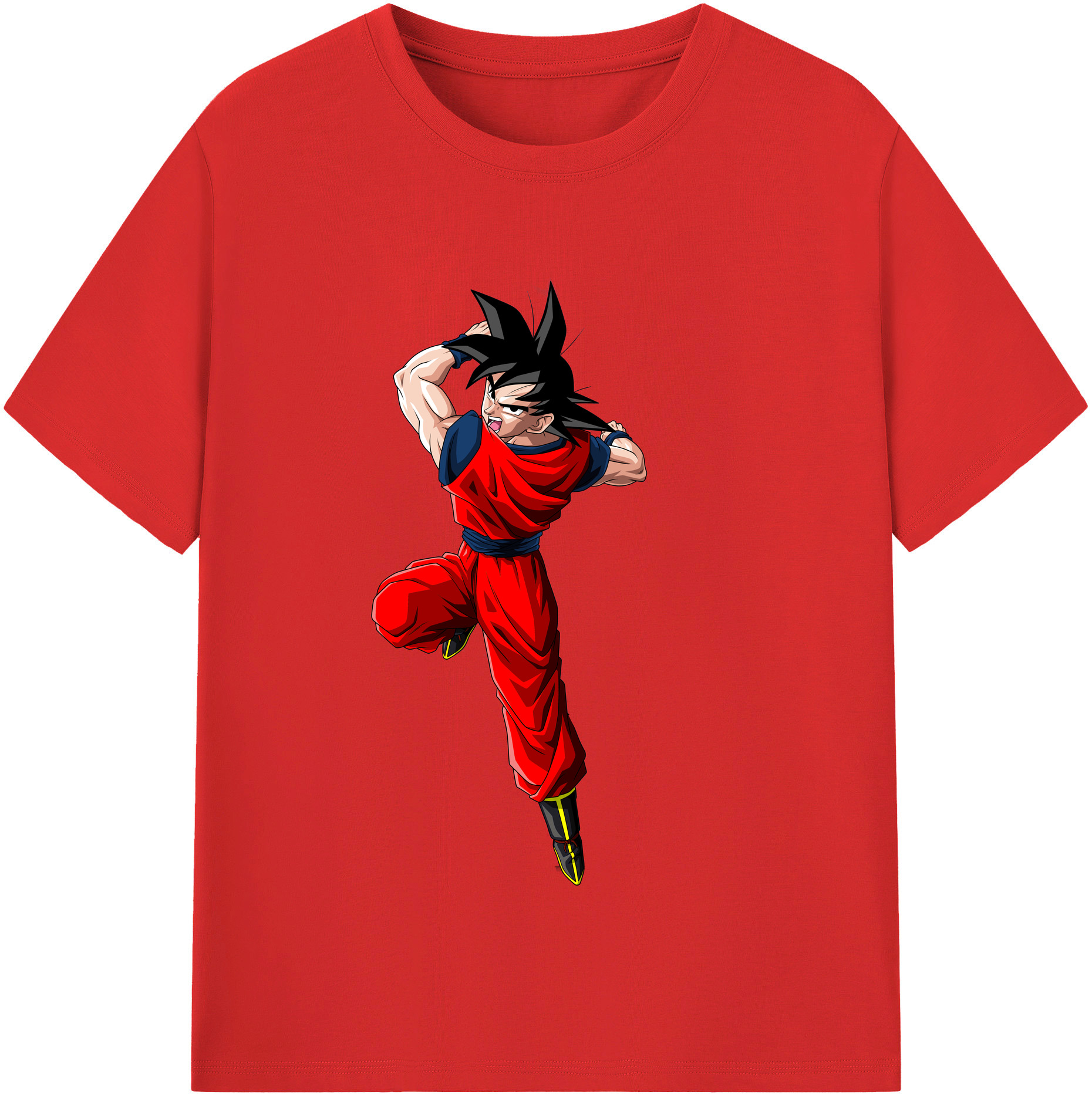 （画像用） ドラゴンボール 孫悟空（そん ごくう）Son Goku カカロット DRAGON BALL Kakarotto 綿100％半袖Tシャツ（フロントプリント）