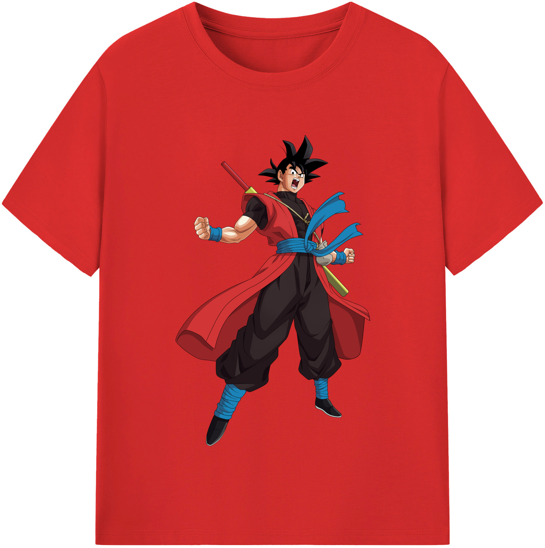 （画像用） ドラゴンボール 孫悟空（そん ごくう）Son Goku カカロット DRAGON BALL Kakarotto 綿100％半袖Tシャツ（フロントプリント）