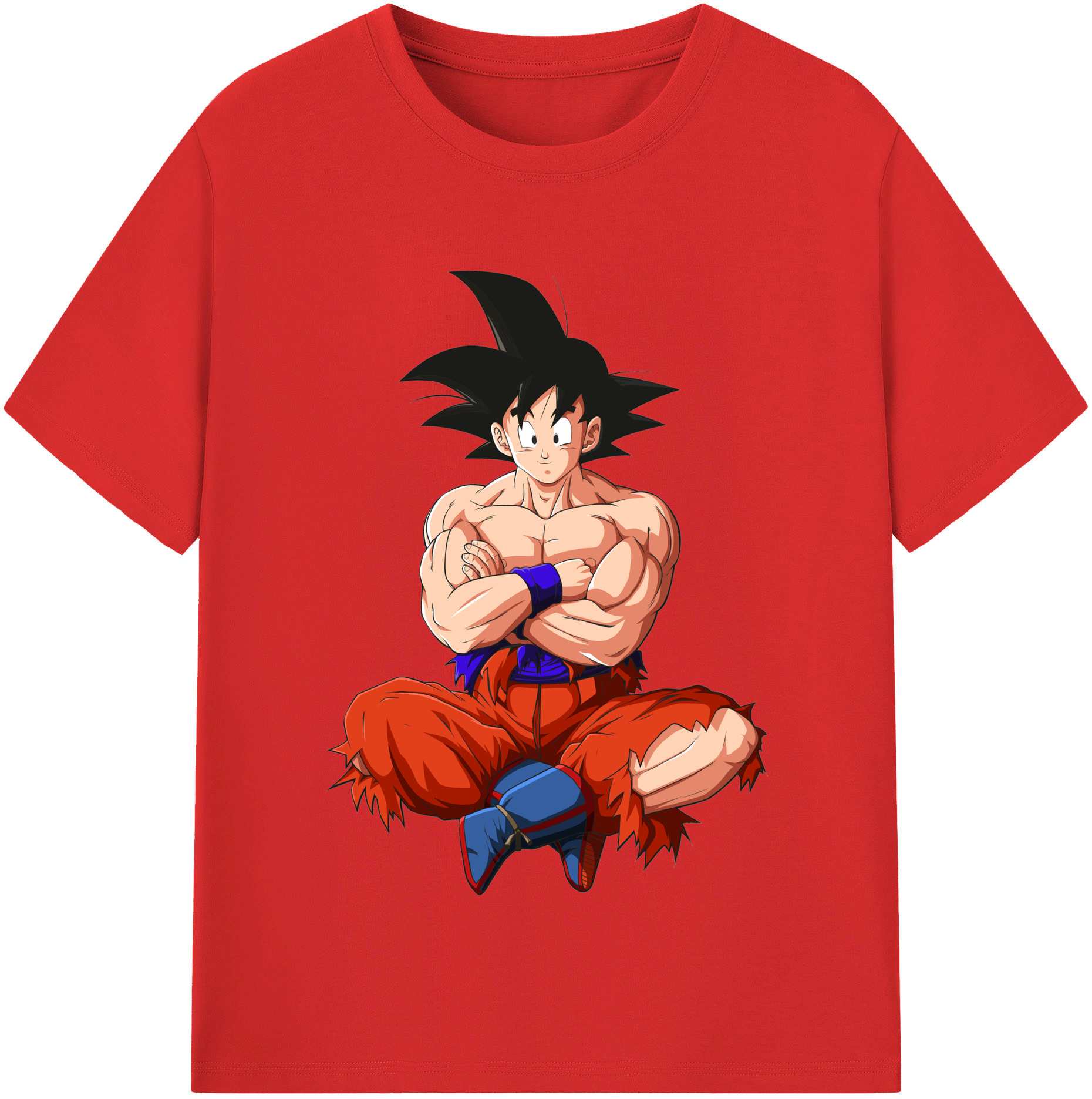 （画像用） ドラゴンボール 孫悟空（そん ごくう）Son Goku カカロット DRAGON BALL Kakarotto 綿100％半袖Tシャツ（フロントプリント）