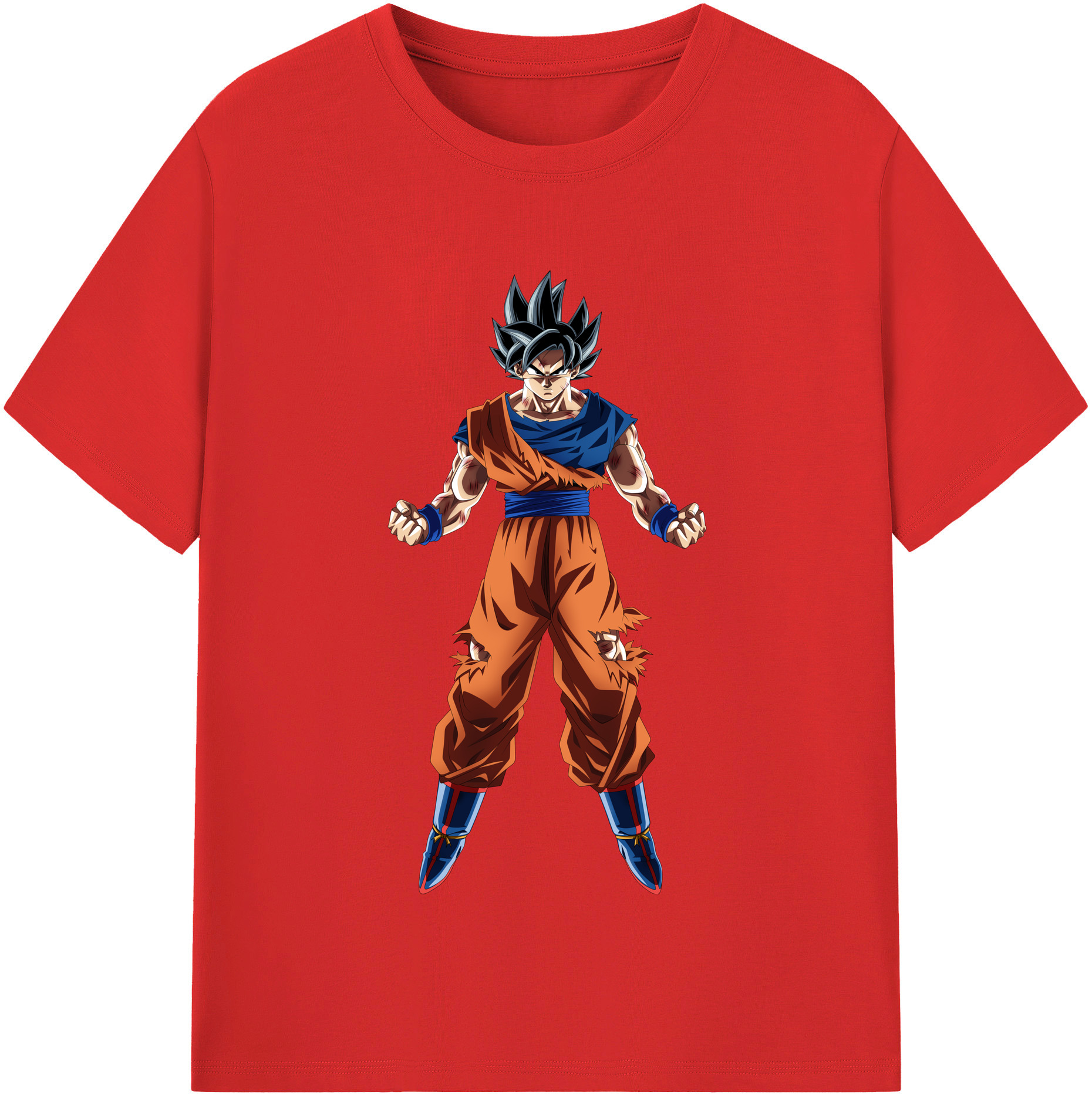 （画像用） ドラゴンボール 孫悟空（そん ごくう）Son Goku カカロット DRAGON BALL Kakarotto 綿100％半袖Tシャツ（フロントプリント）