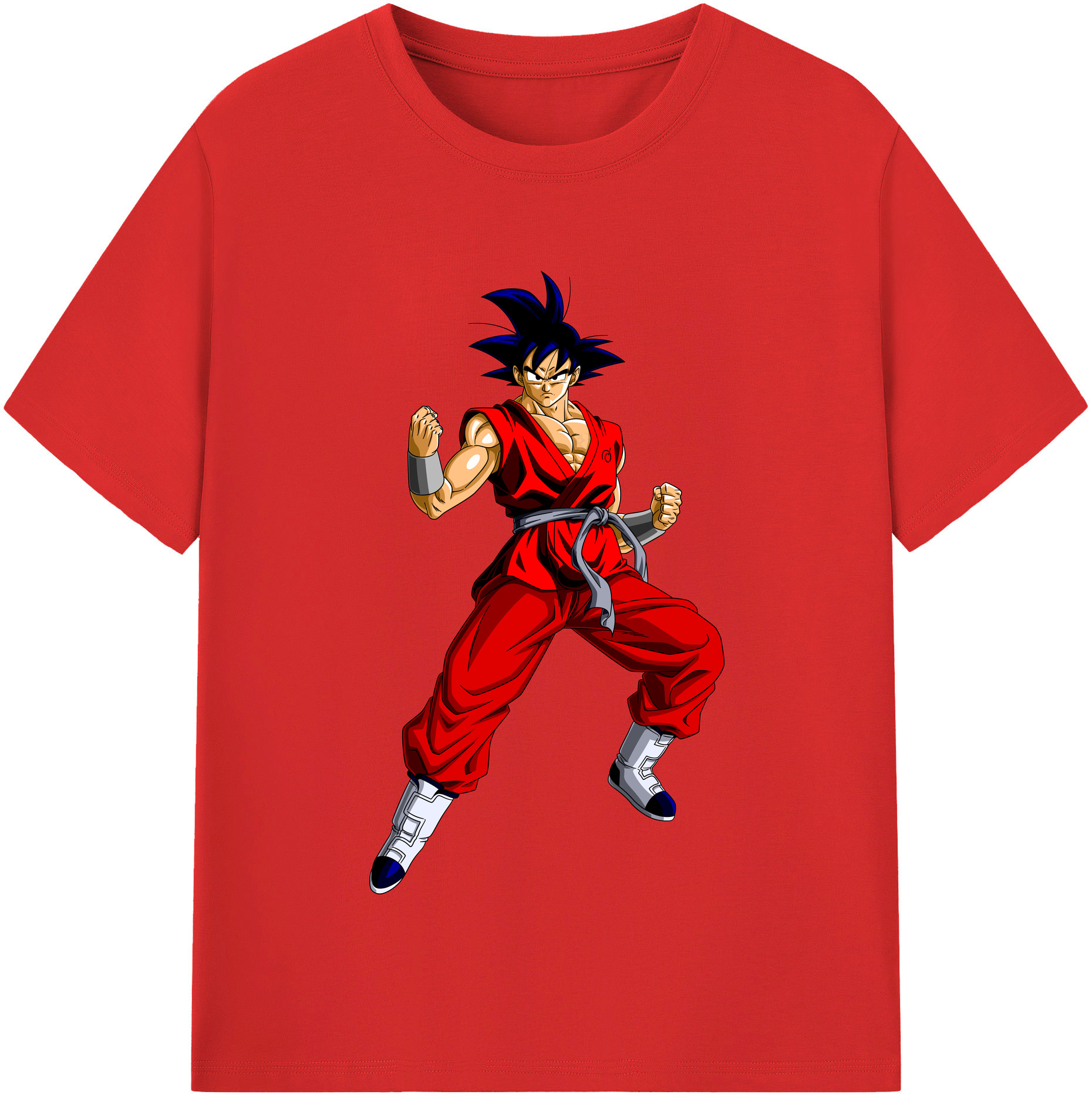 （画像用） ドラゴンボール 孫悟空（そん ごくう）Son Goku カカロット DRAGON BALL Kakarotto 綿100％半袖Tシャツ（フロントプリント）