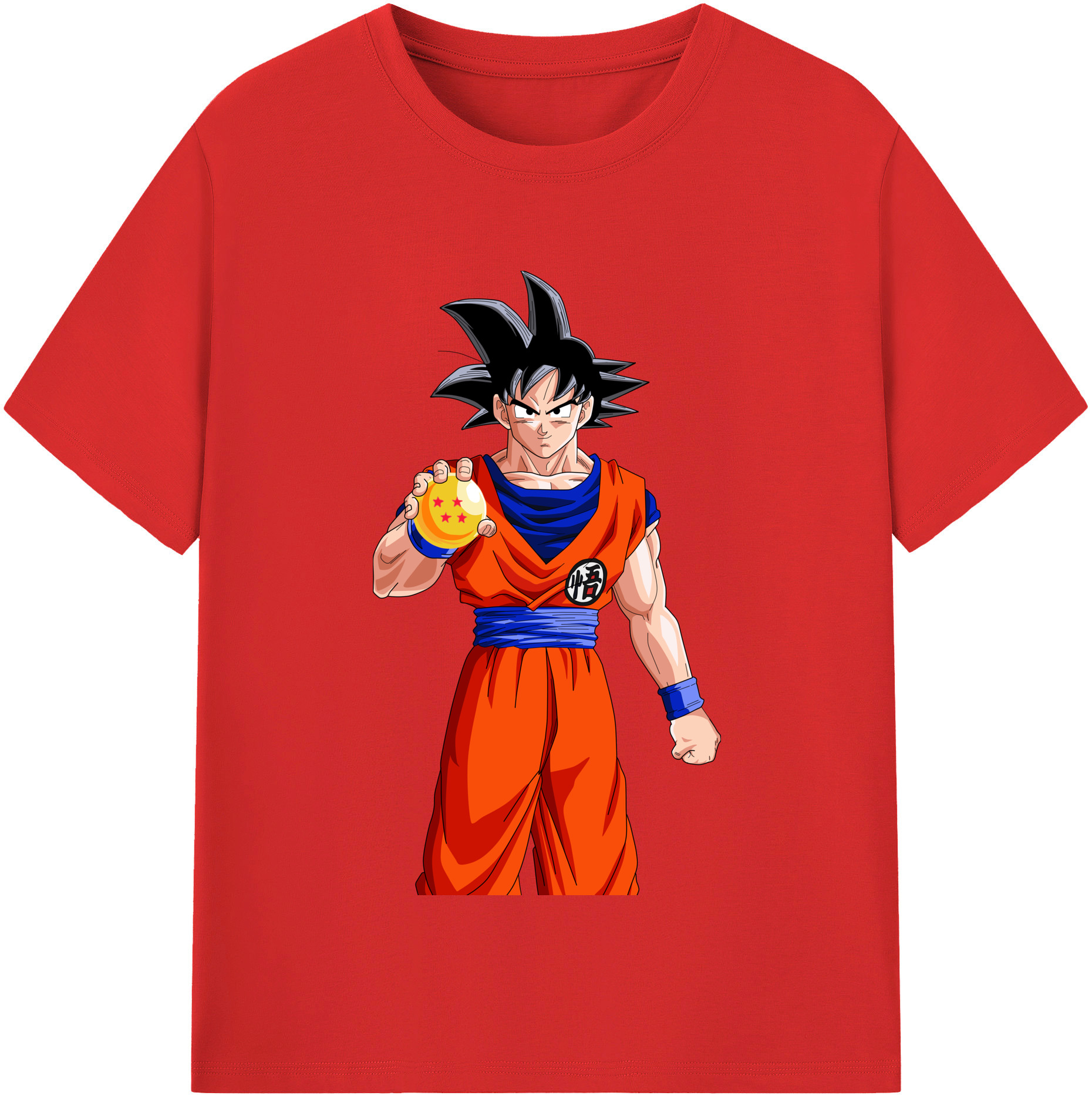 （画像用） ドラゴンボール 孫悟空（そん ごくう）Son Goku カカロット DRAGON BALL Kakarotto 綿100％半袖Tシャツ（フロントプリント）