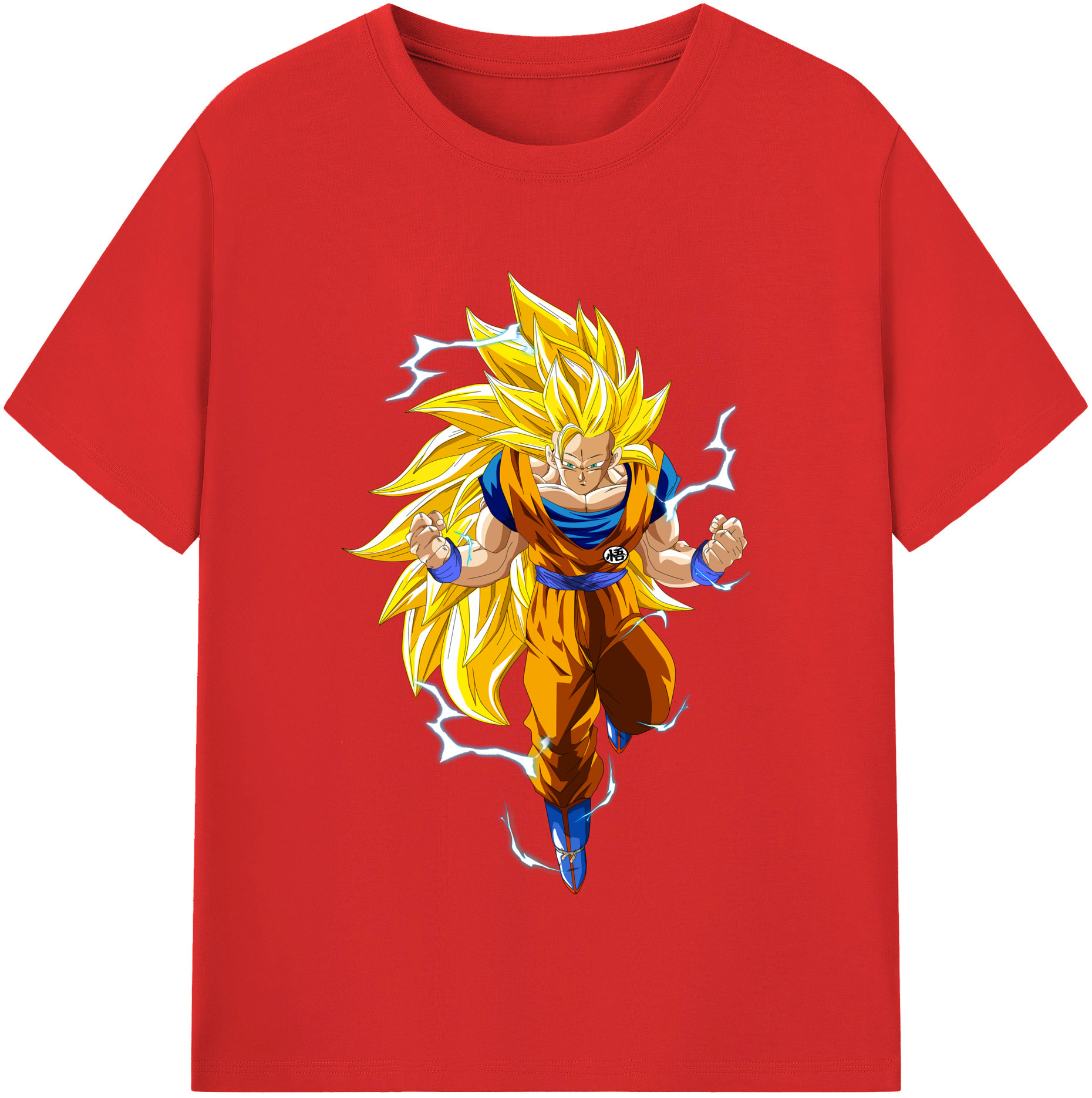 （画像用） ドラゴンボール 孫悟空（そん ごくう）Son Goku カカロット DRAGON BALL Kakarotto 綿100％半袖Tシャツ（フロントプリント）