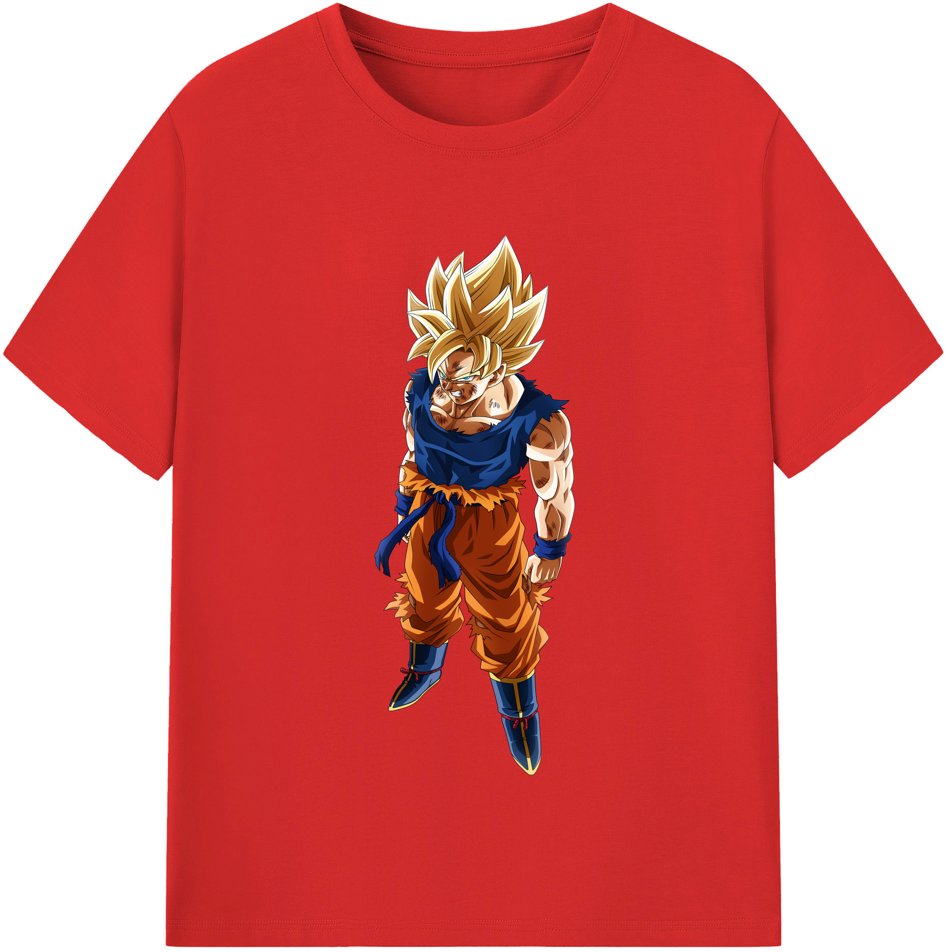 （画像用） ドラゴンボール 孫悟空（そん ごくう）Son Goku カカロット DRAGON BALL Kakarotto 綿100％半袖Tシャツ（フロントプリント）