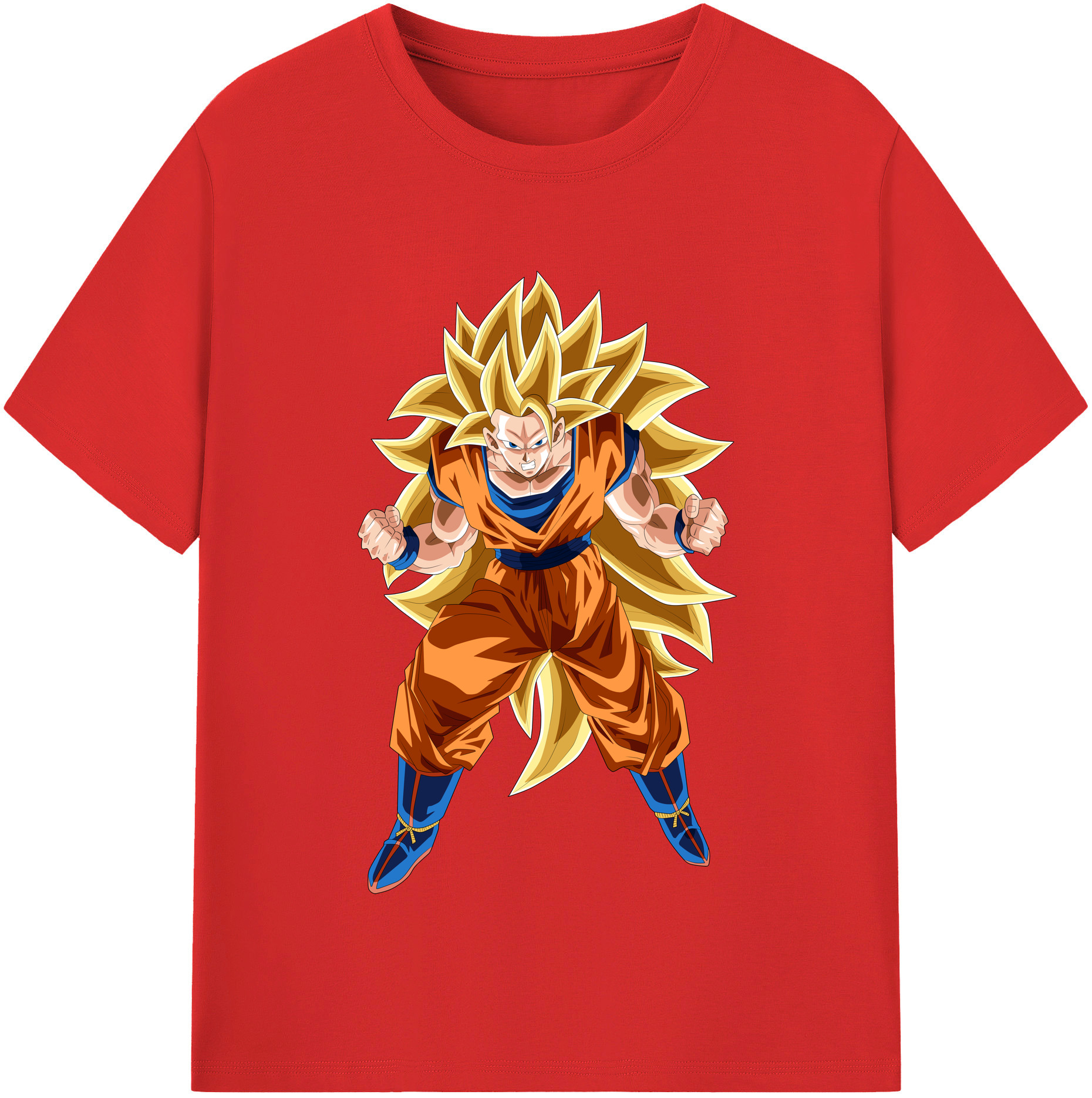 （画像用） ドラゴンボール 孫悟空（そん ごくう）Son Goku カカロット DRAGON BALL Kakarotto 綿100％半袖Tシャツ（フロントプリント）