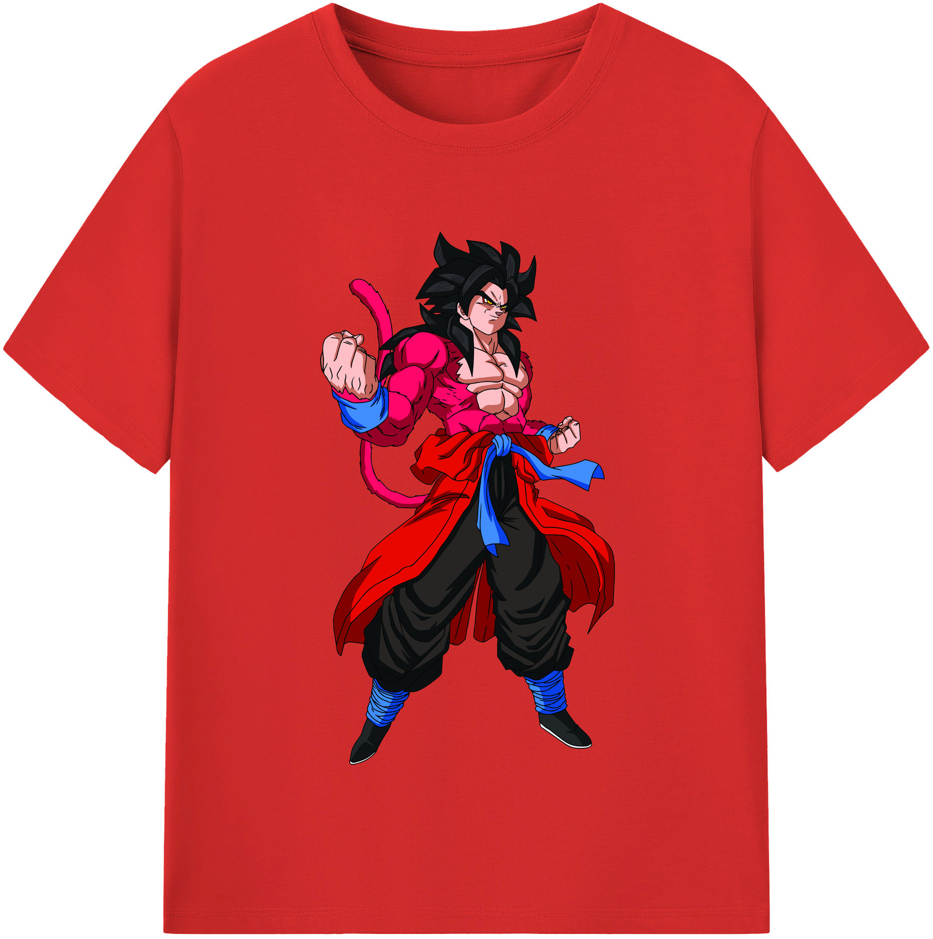 （画像用） ドラゴンボール 孫悟空（そん ごくう）Son Goku カカロット DRAGON BALL Kakarotto 綿100％半袖Tシャツ（フロントプリント）