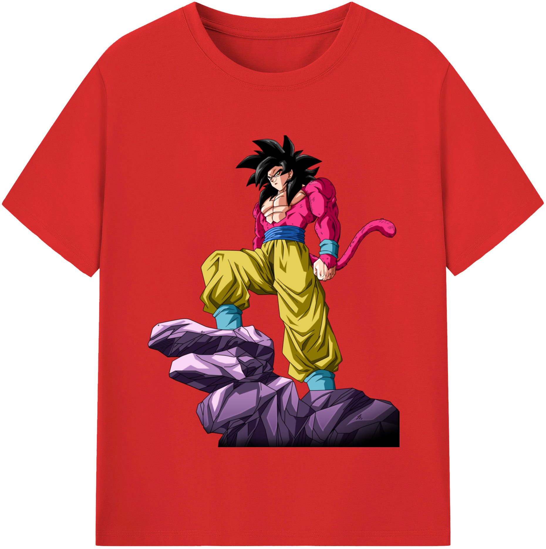 （画像用） ドラゴンボール 孫悟空（そん ごくう）Son Goku カカロット DRAGON BALL Kakarotto 綿100％半袖Tシャツ（フロントプリント）