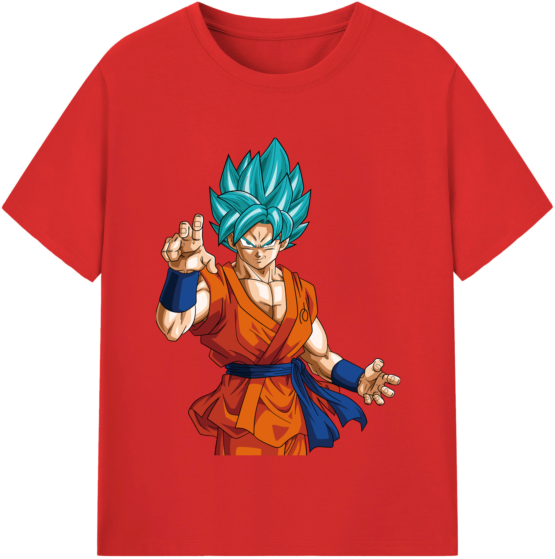 （画像用） ドラゴンボール 孫悟空（そん ごくう）Son Goku カカロット DRAGON BALL Kakarotto 綿100％半袖Tシャツ（フロントプリント）