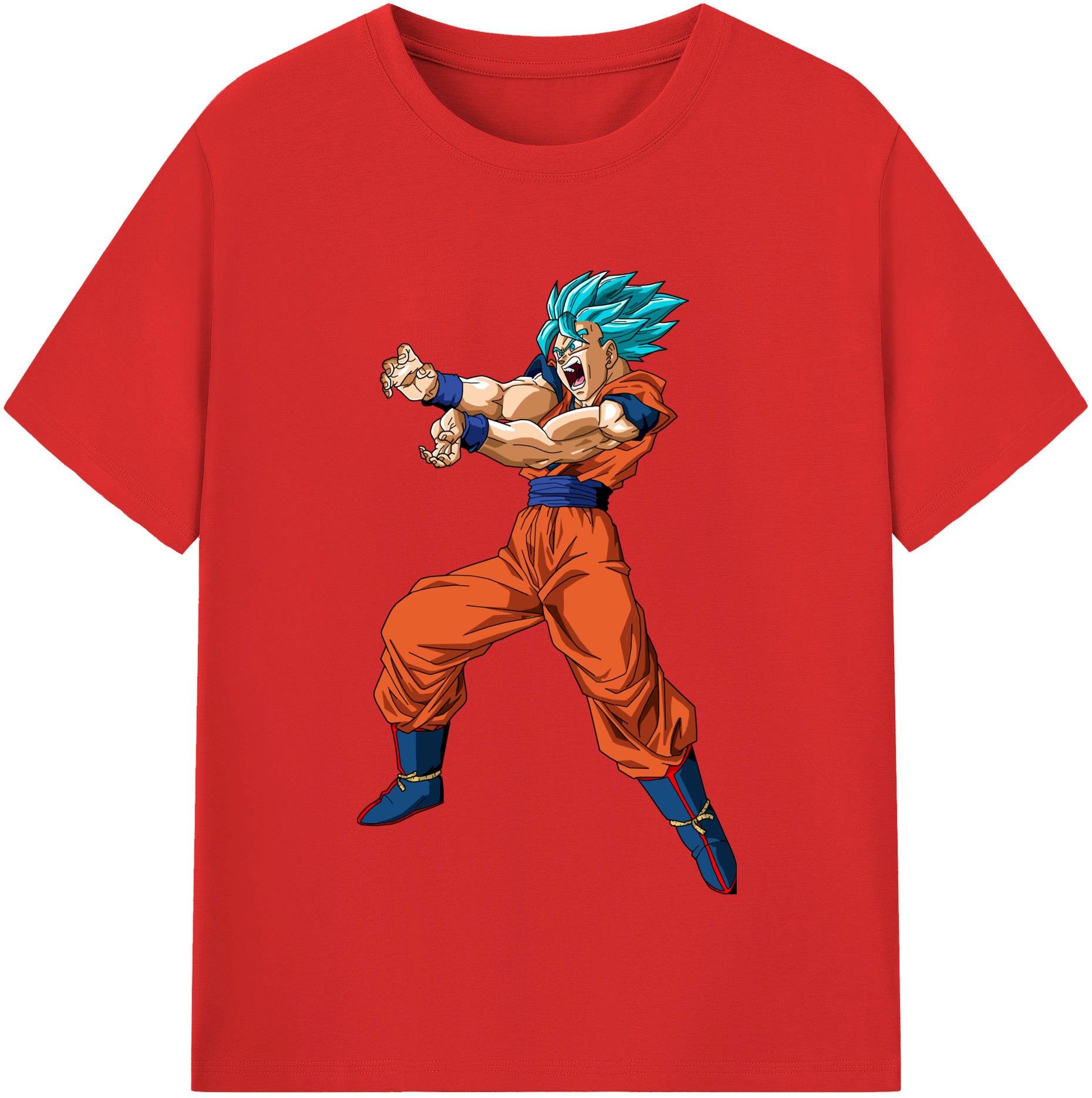 （画像用） ドラゴンボール 孫悟空（そん ごくう）Son Goku カカロット DRAGON BALL Kakarotto 綿100％半袖Tシャツ（フロントプリント）