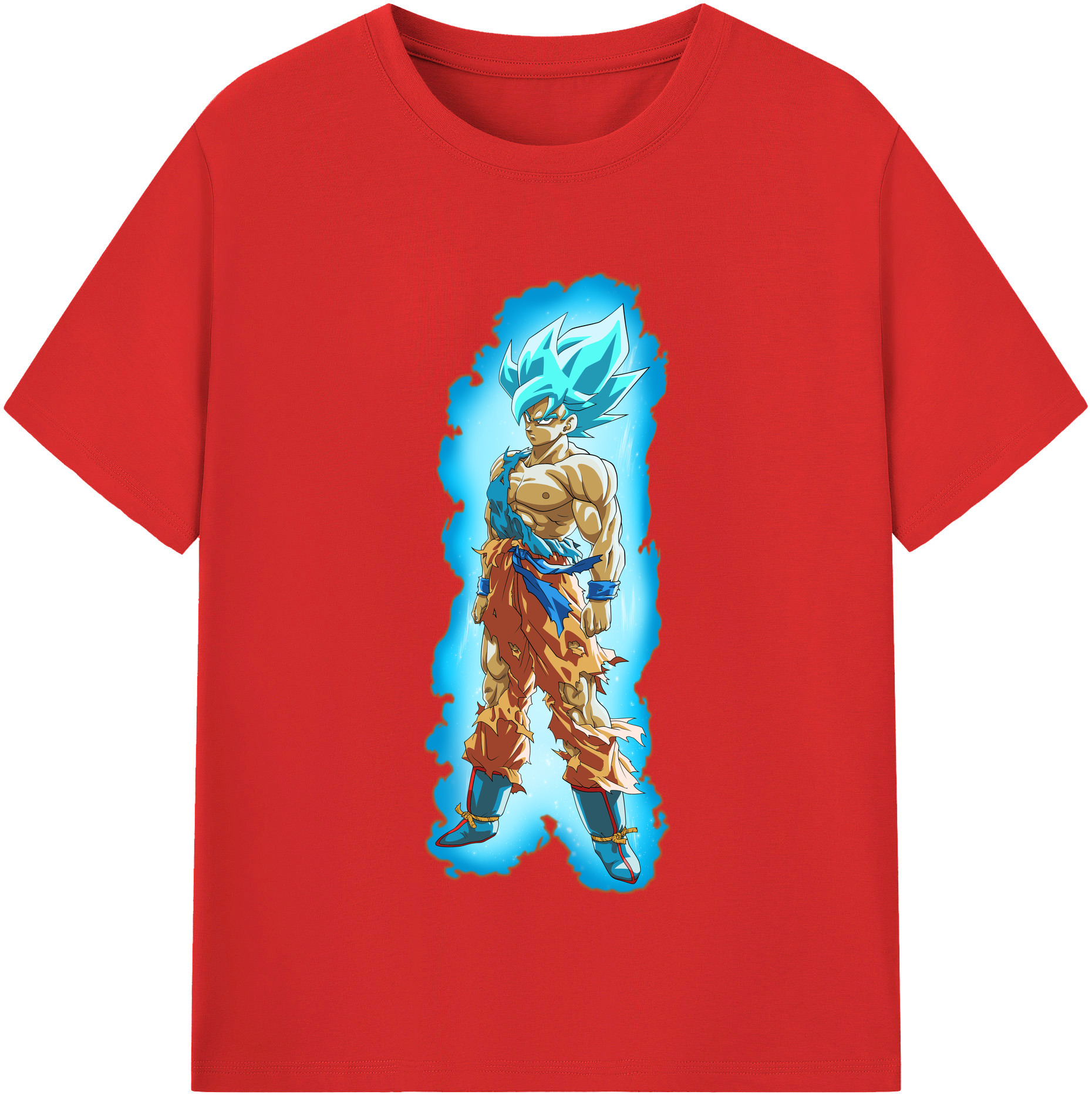 （画像用） ドラゴンボール 孫悟空（そん ごくう）Son Goku カカロット DRAGON BALL Kakarotto 綿100％半袖Tシャツ（フロントプリント）