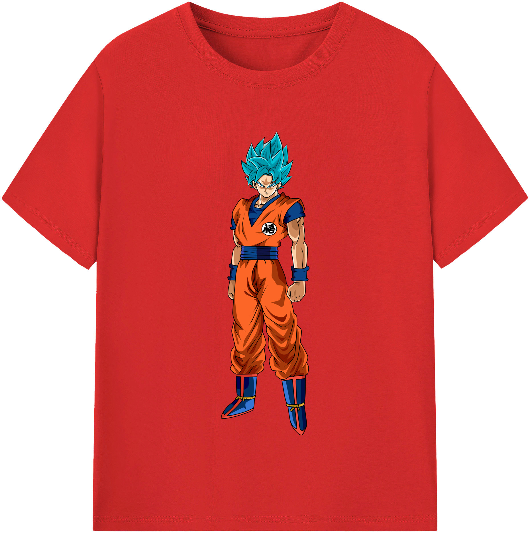 （画像用） ドラゴンボール 孫悟空（そん ごくう）Son Goku カカロット DRAGON BALL Kakarotto 綿100％半袖Tシャツ（フロントプリント）