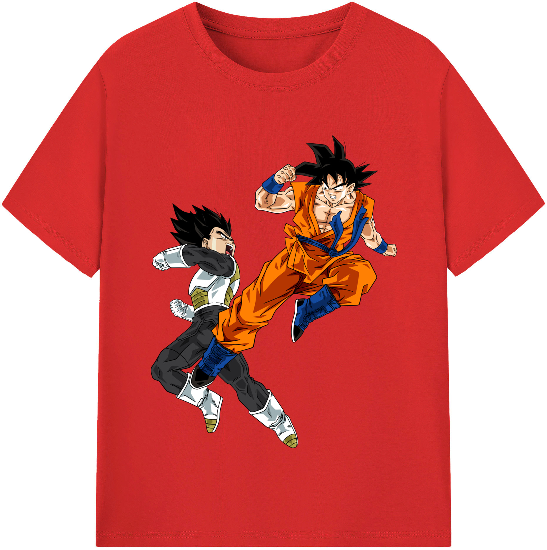 （画像用） ドラゴンボール 孫悟空（そん ごくう）Son Goku カカロット DRAGON BALL Kakarotto 綿100％半袖Tシャツ（フロントプリント）