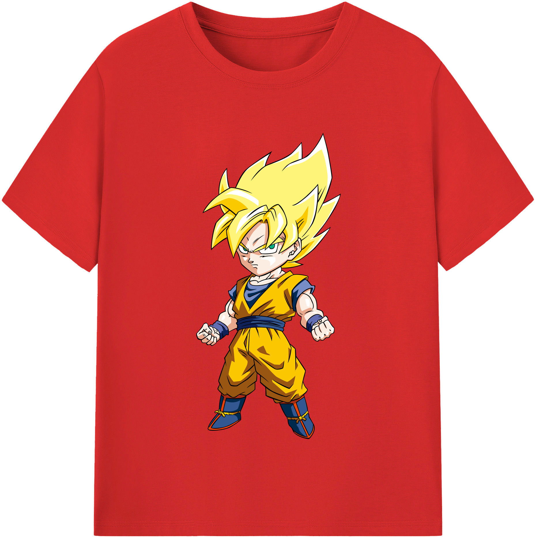 （画像用） ドラゴンボール 孫悟空（そん ごくう）Son Goku カカロット DRAGON BALL Kakarotto 綿100％半袖Tシャツ（フロントプリント）