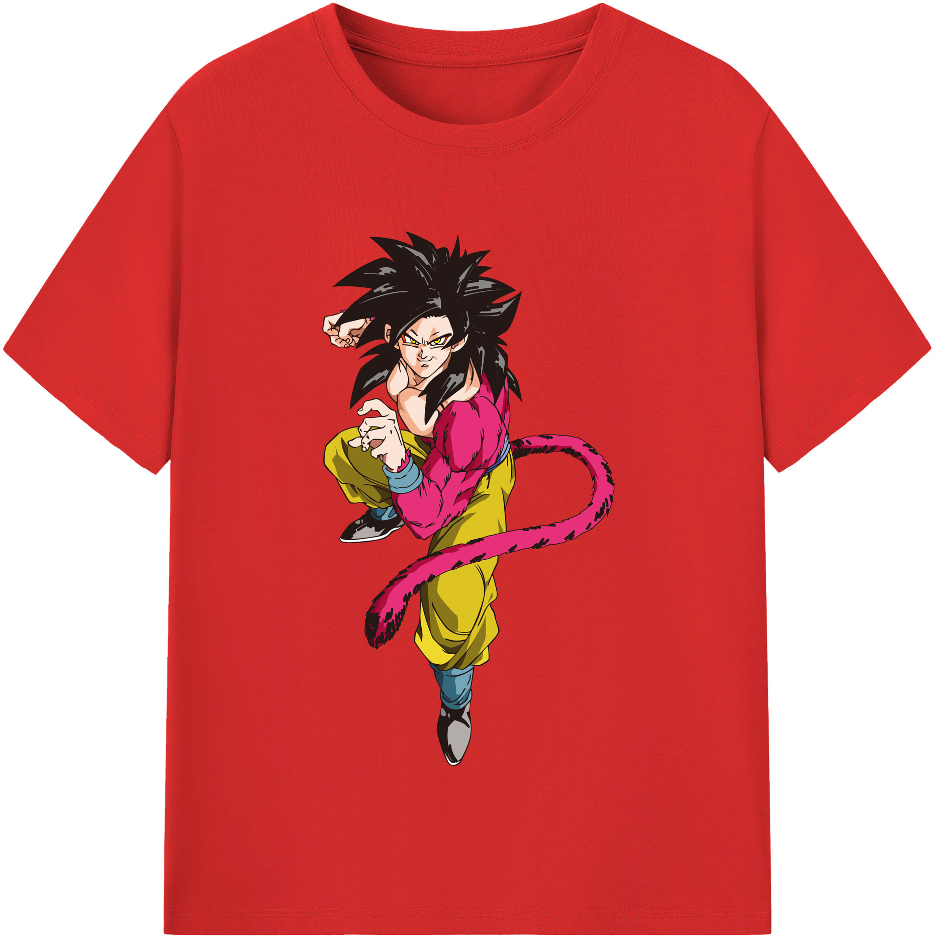 （画像用） ドラゴンボール 孫悟空（そん ごくう）Son Goku カカロット DRAGON BALL Kakarotto 綿100％半袖Tシャツ（フロントプリント）