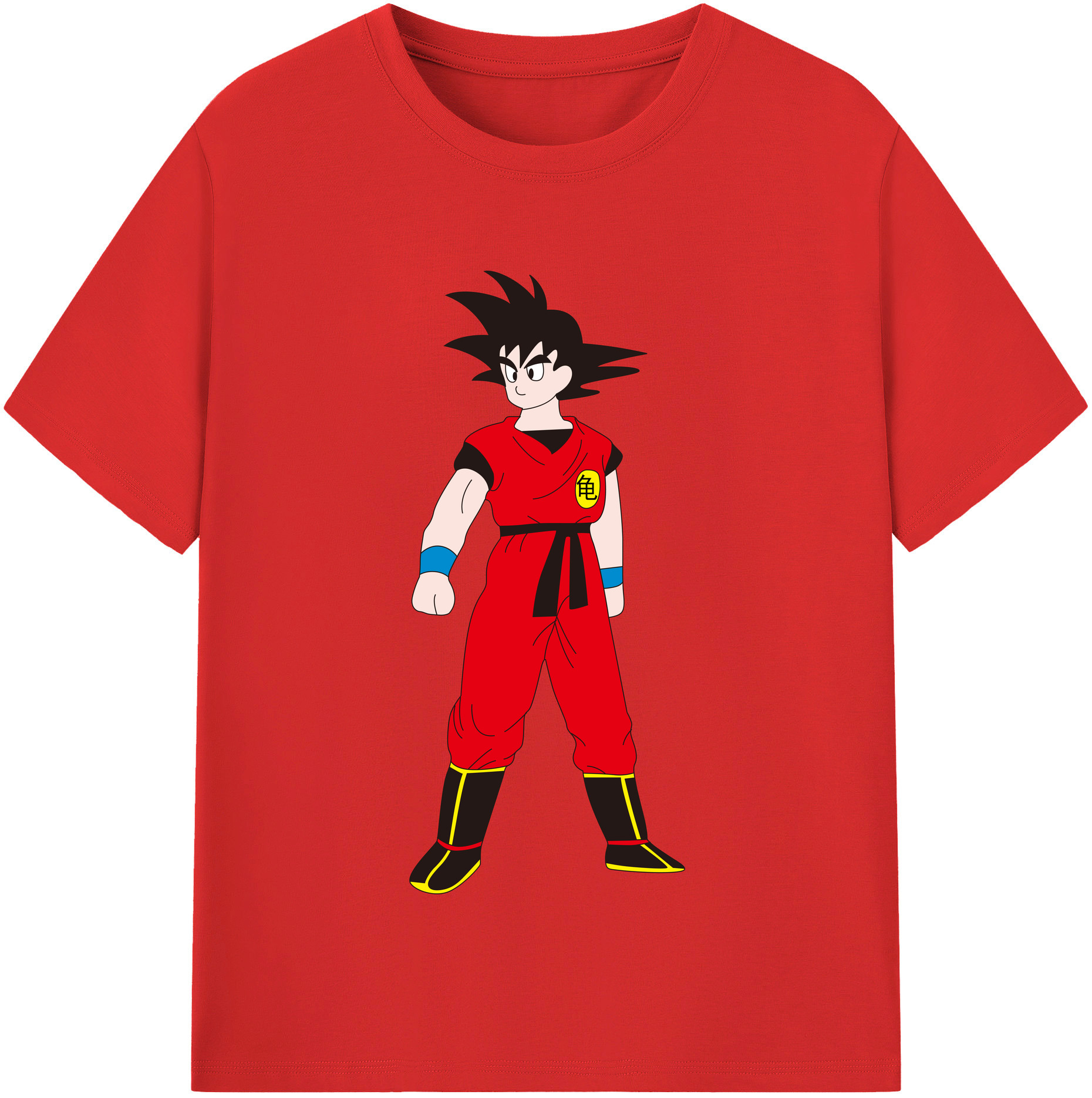 （画像用） ドラゴンボール 孫悟空（そん ごくう）Son Goku カカロット DRAGON BALL Kakarotto 綿100％半袖Tシャツ（フロントプリント）