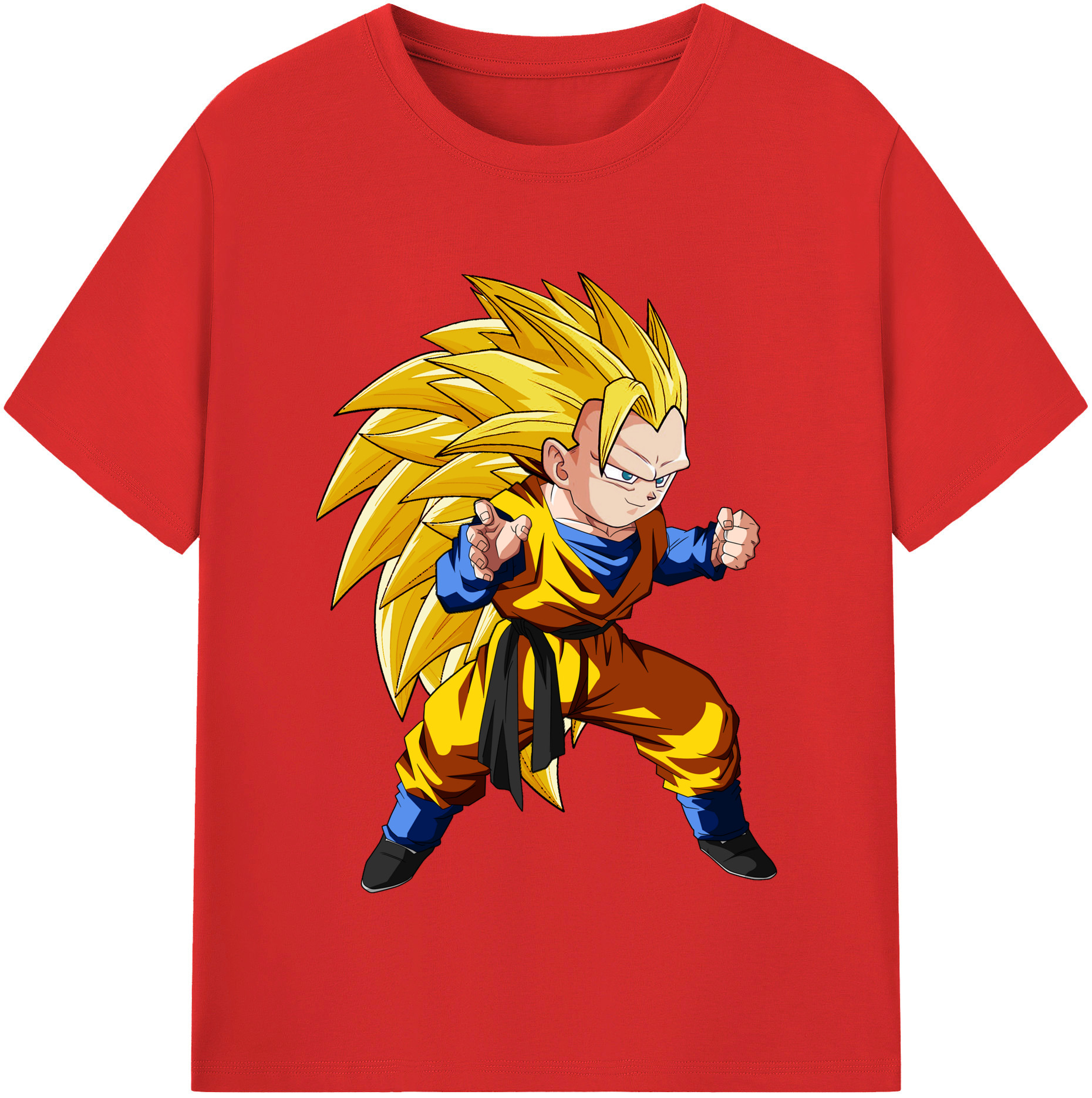 （画像用） ドラゴンボール ベジータ四世（Bejīta Yonsei）DRAGON BALL Vegeta IV 綿100％半袖Tシャツ（フロントプリント）