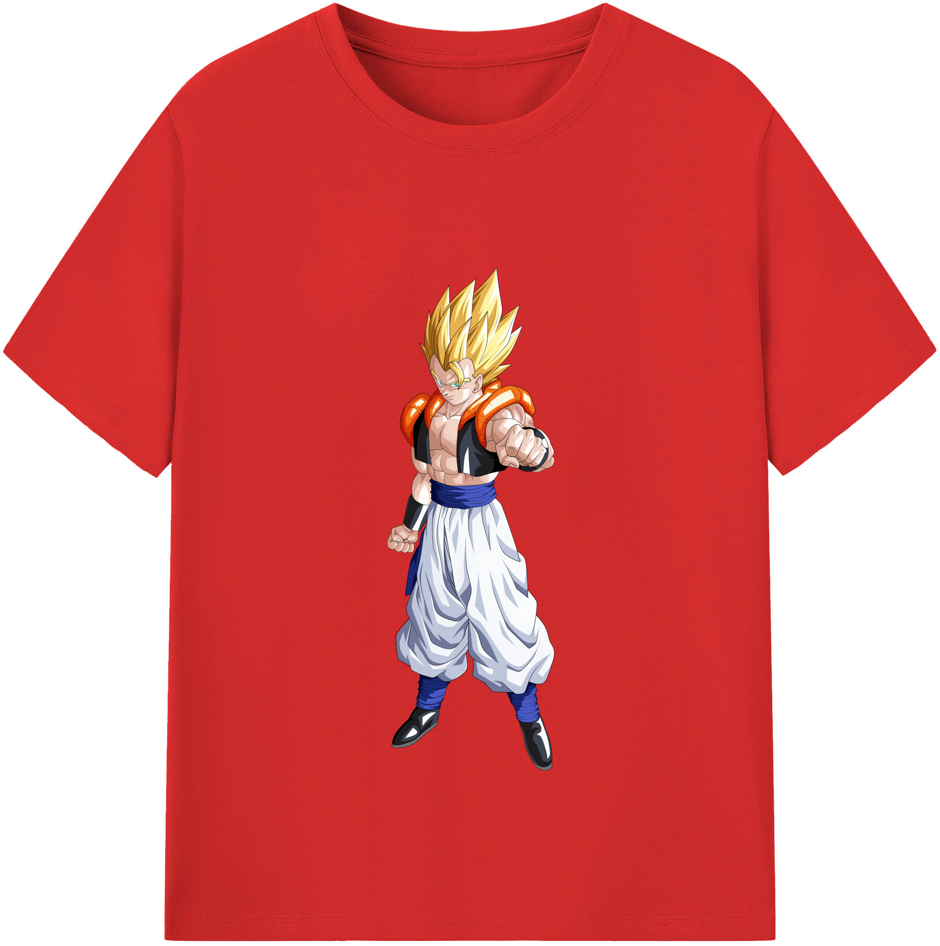 （画像用） ドラゴンボール ベジータ四世（Bejīta Yonsei）DRAGON BALL Vegeta IV 綿100％半袖Tシャツ（フロントプリント）
