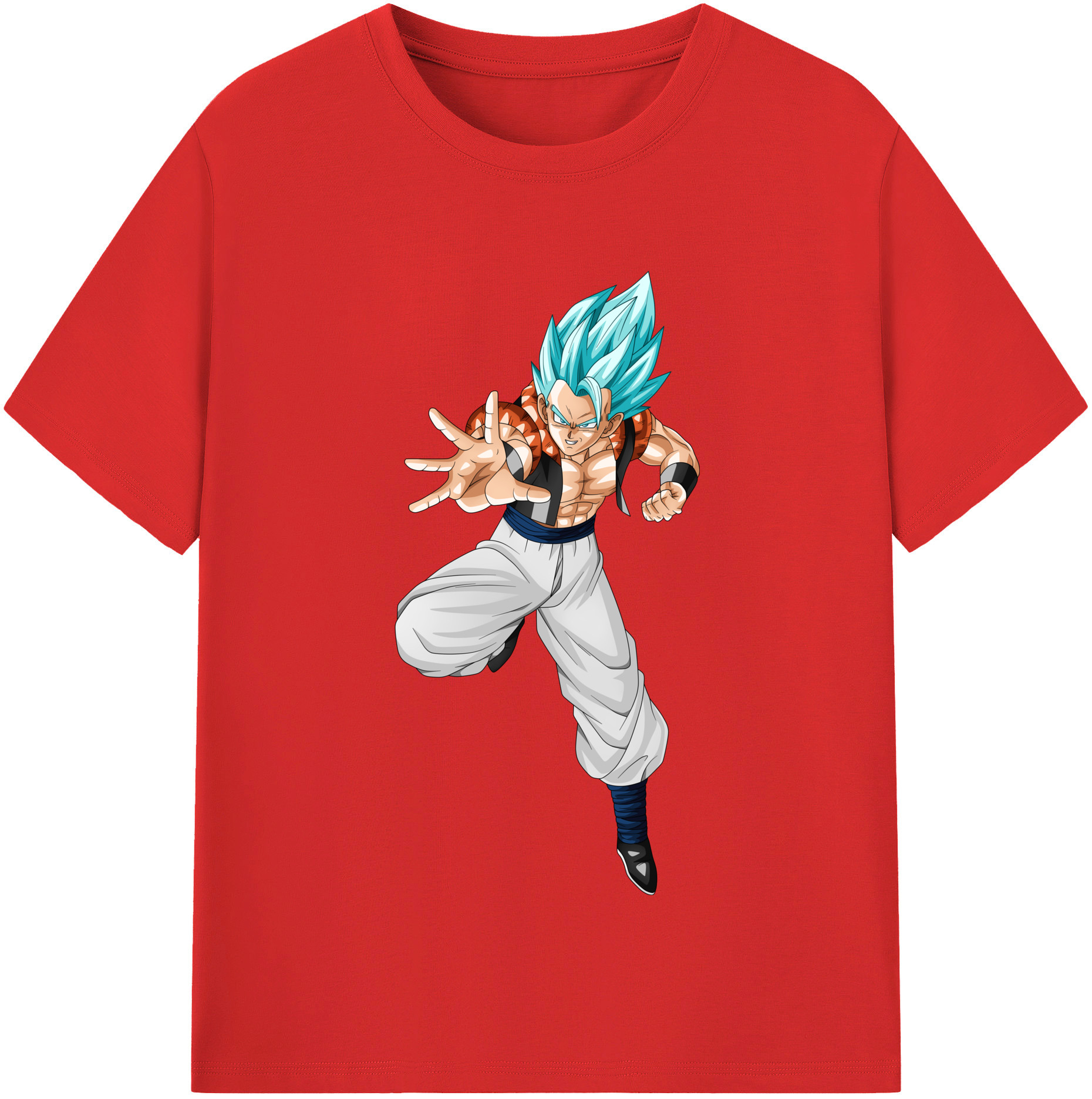 （画像用） ドラゴンボール ベジータ四世（Bejīta Yonsei）DRAGON BALL Vegeta IV 綿100％半袖Tシャツ（フロントプリント）