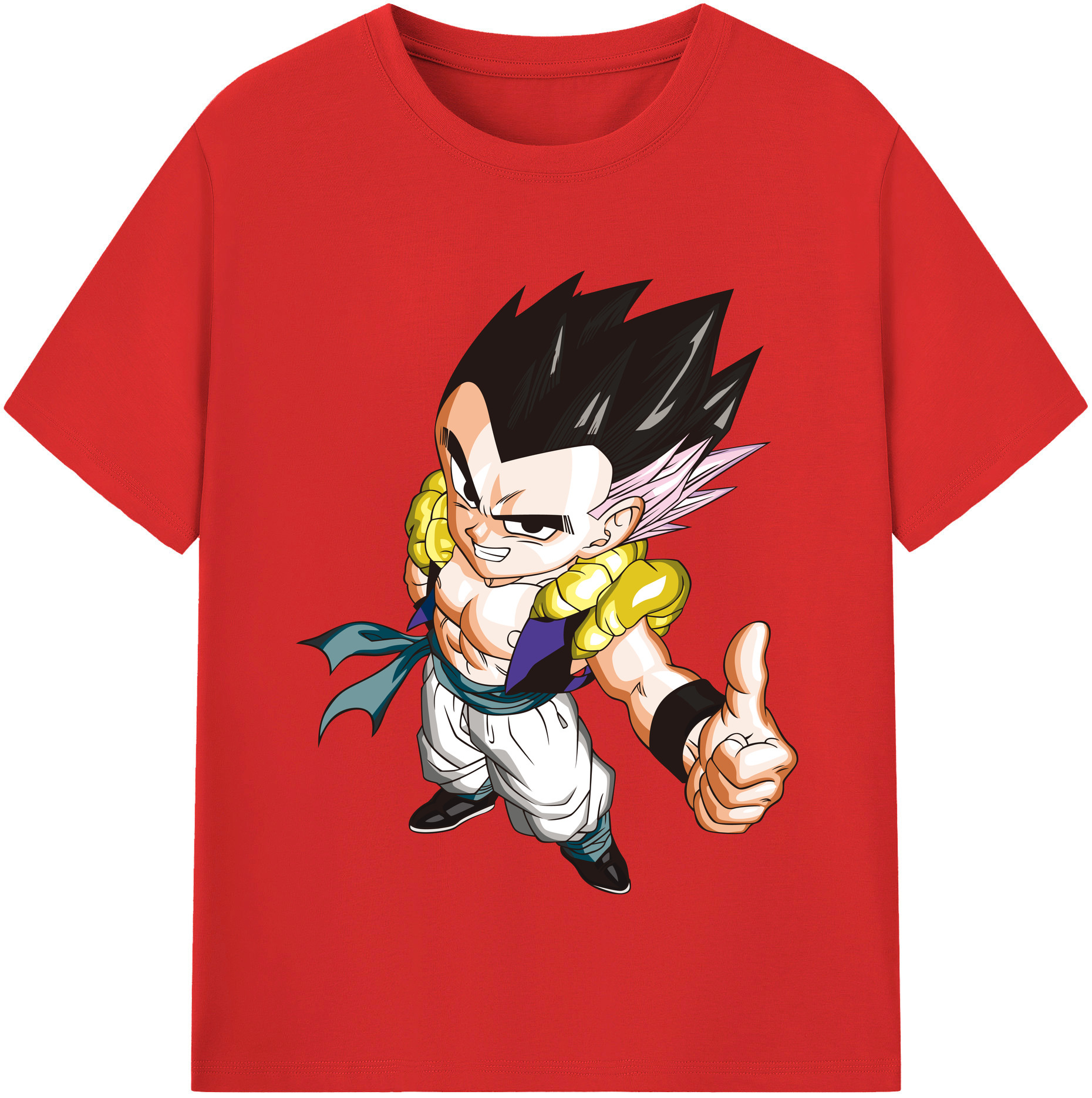 （画像用） ドラゴンボール ベジータ四世（Bejīta Yonsei）DRAGON BALL Vegeta IV 綿100％半袖Tシャツ（フロントプリント）