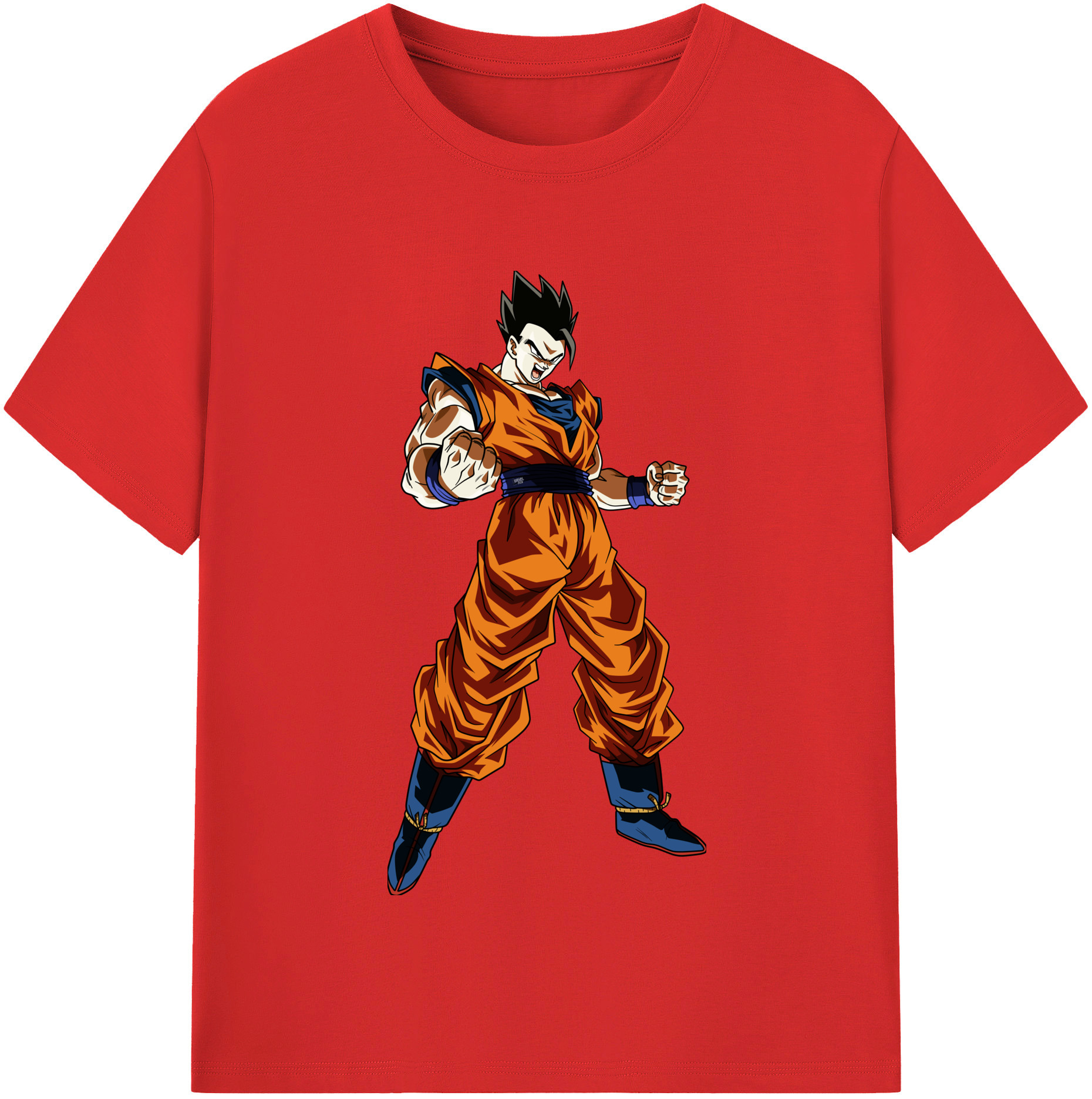 （画像用） ドラゴンボール 孫 悟飯（そんごはん）DRAGON BALL Son Gohan 綿100％半袖Tシャツ（フロントプリント）