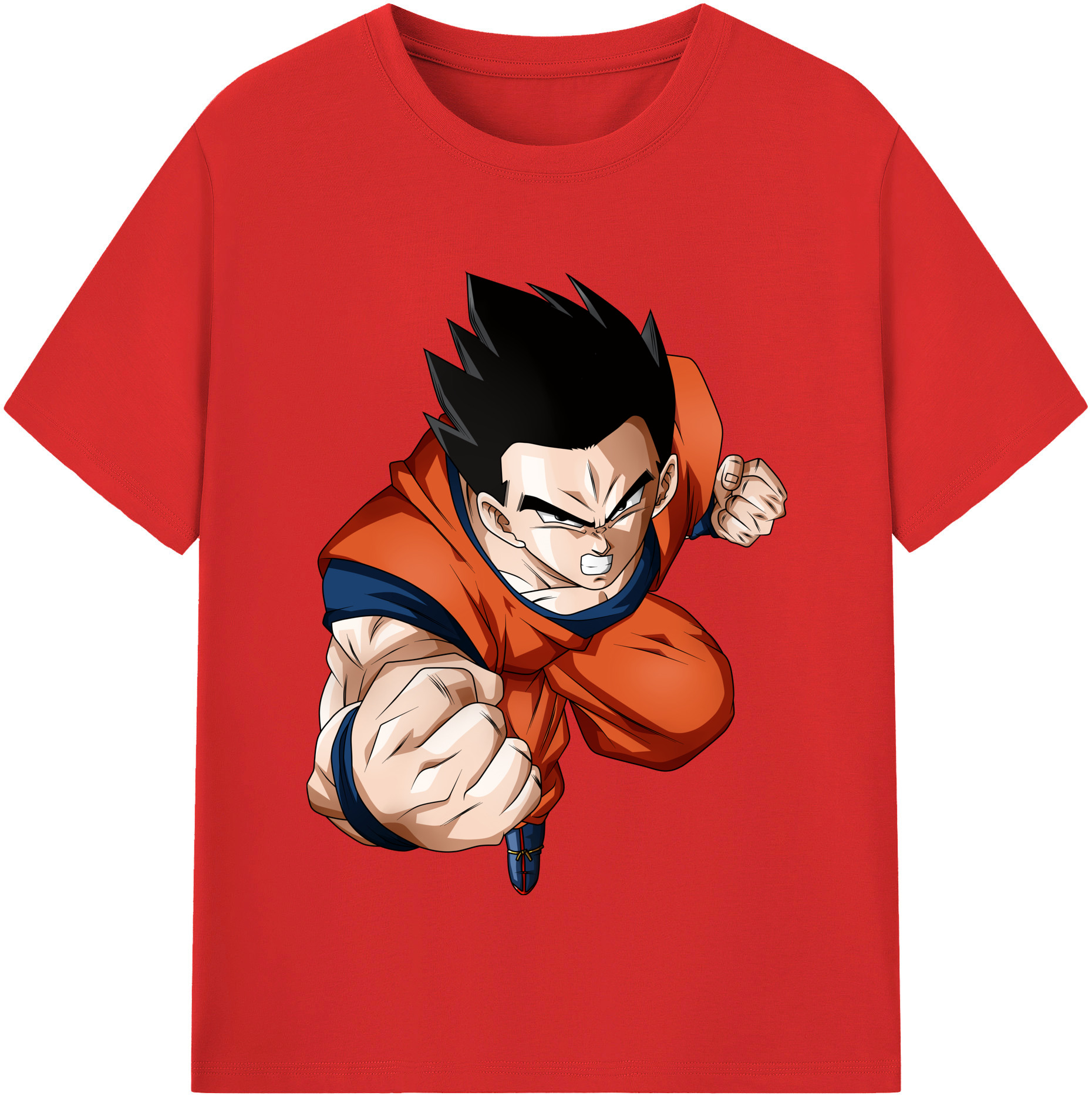 （画像用） ドラゴンボール 孫 悟飯（そんごはん）DRAGON BALL Son Gohan 綿100％半袖Tシャツ（フロントプリント）