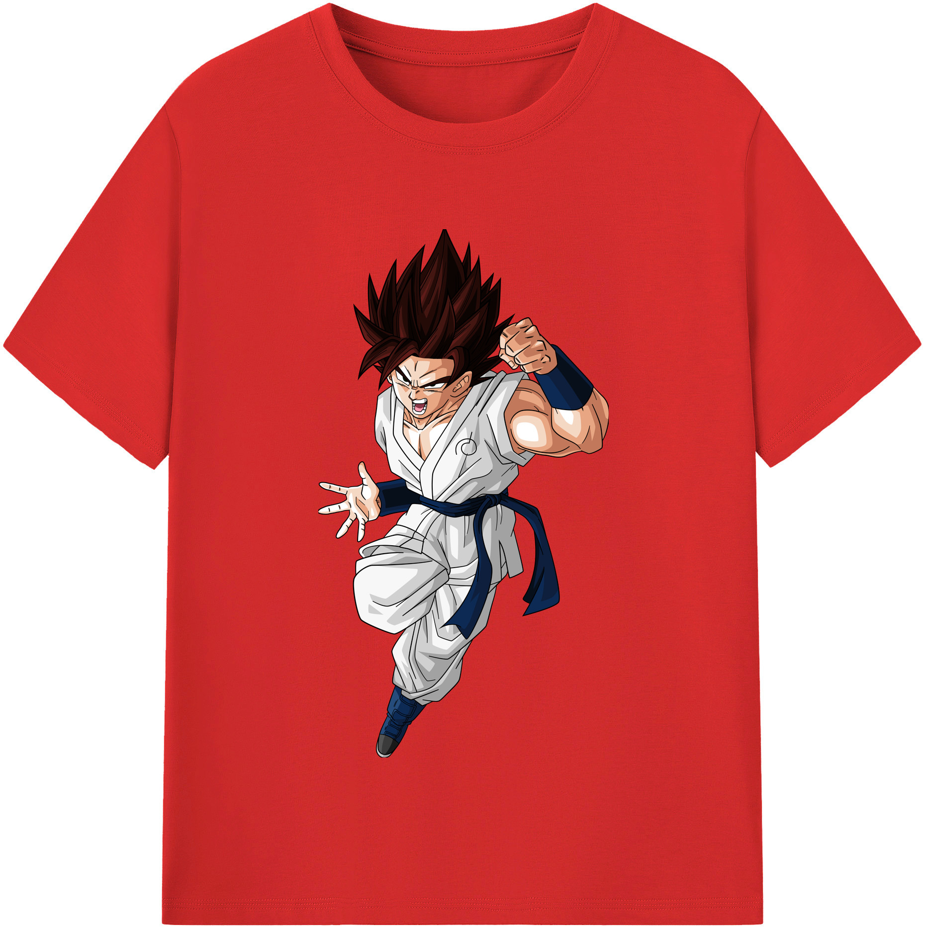 （画像用） ドラゴンボール 孫 悟飯（そんごはん）DRAGON BALL Son Gohan 綿100％半袖Tシャツ（フロントプリント）